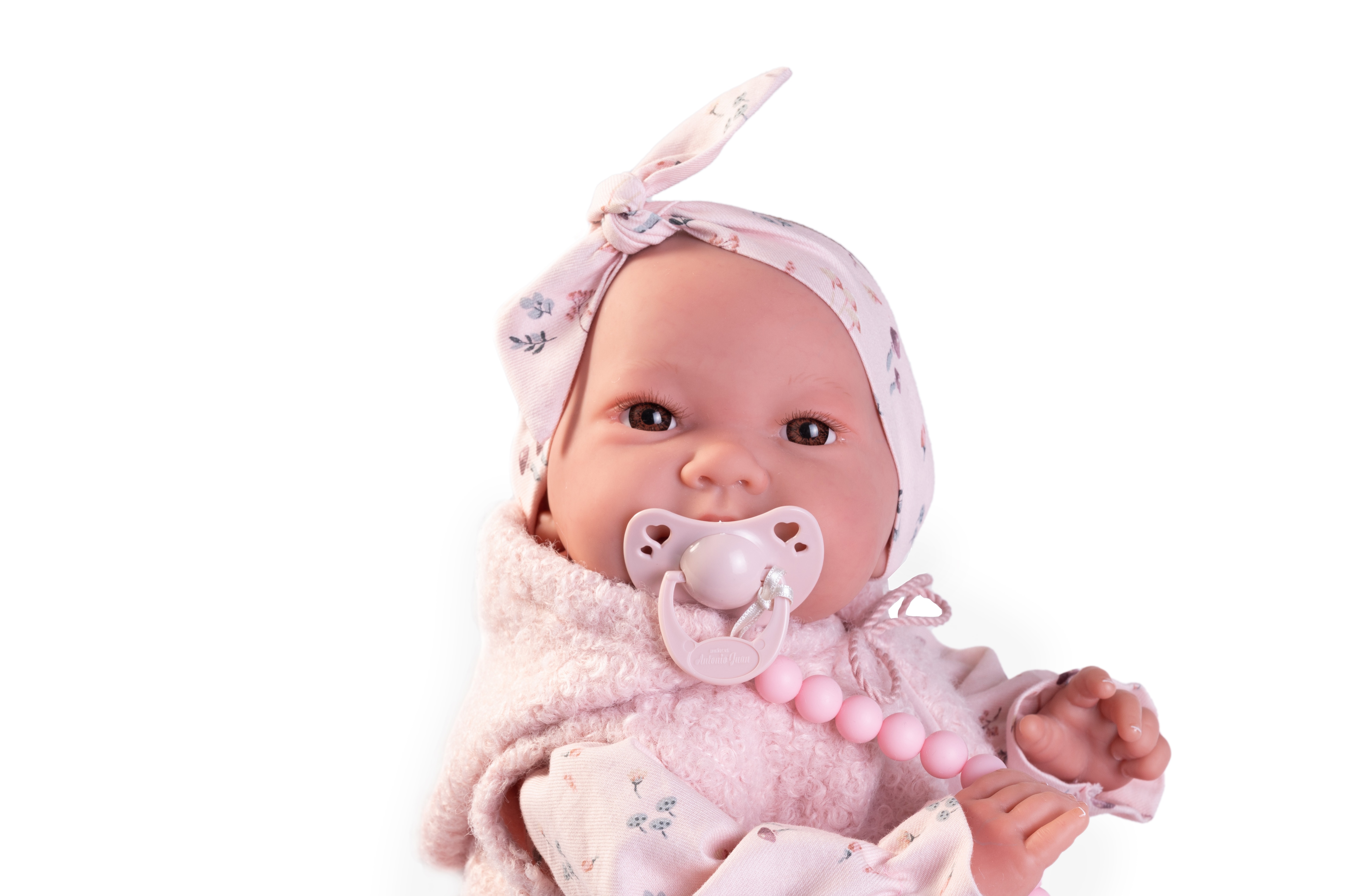 Muñeca Sweet Reborn Nica con chaleco y lazo Muñecas Antonio Juan 2