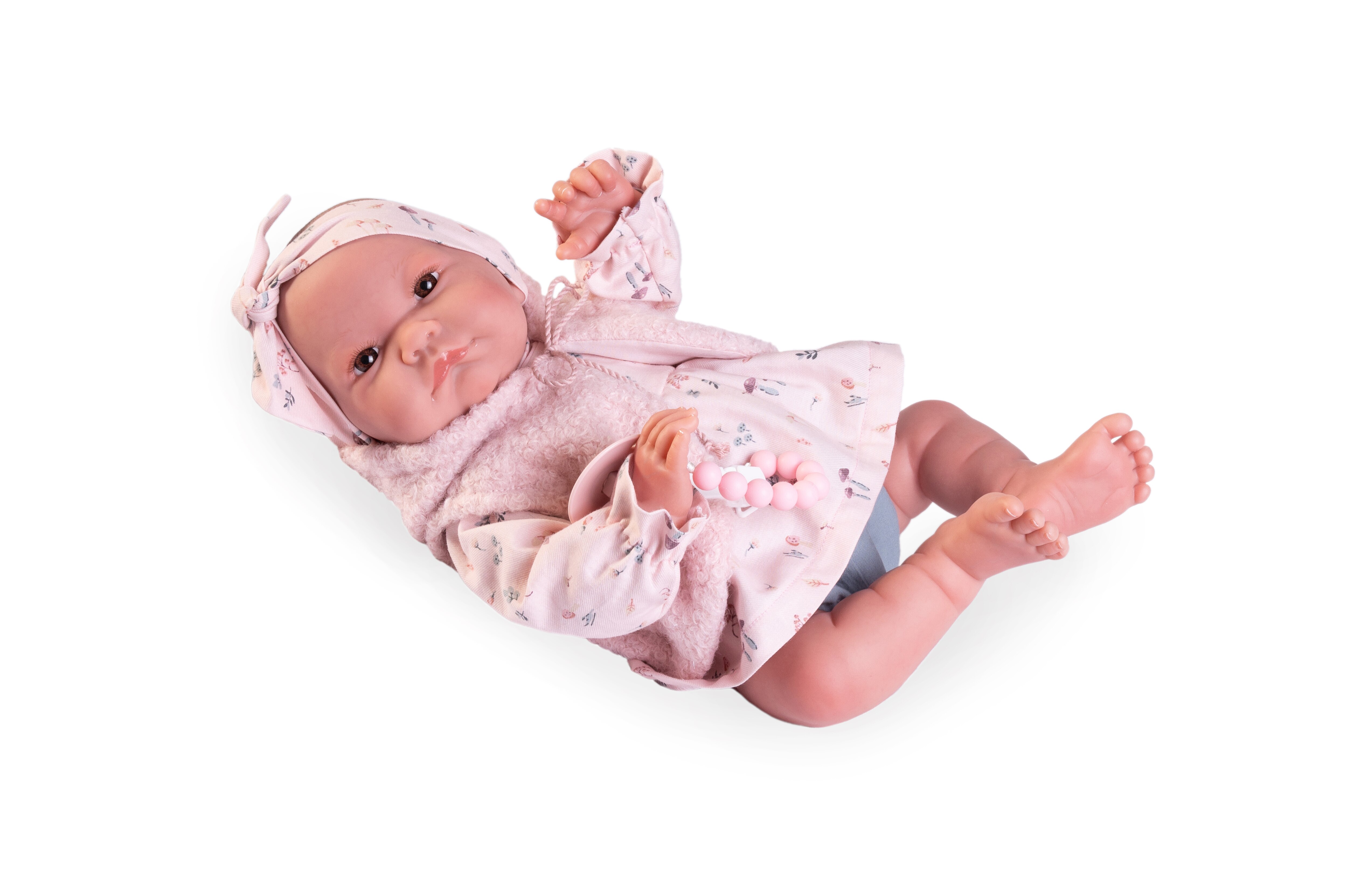 Muñeca Sweet Reborn Nica con chaleco y lazo Muñecas Antonio Juan 3