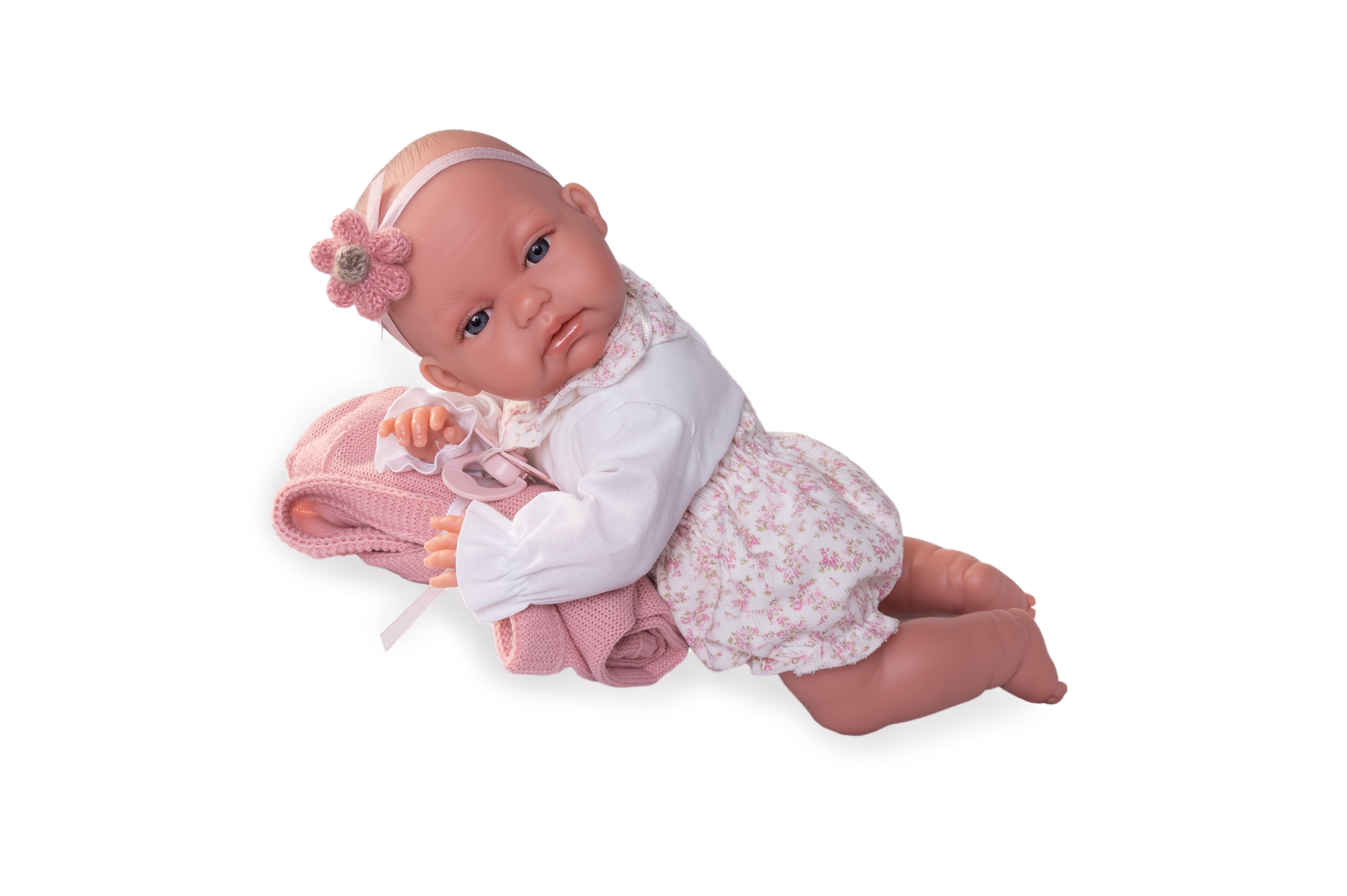 Muñeca Recién Nacida Baby Toneta posturitas con mantita Muñecas Antonio Juan 2
