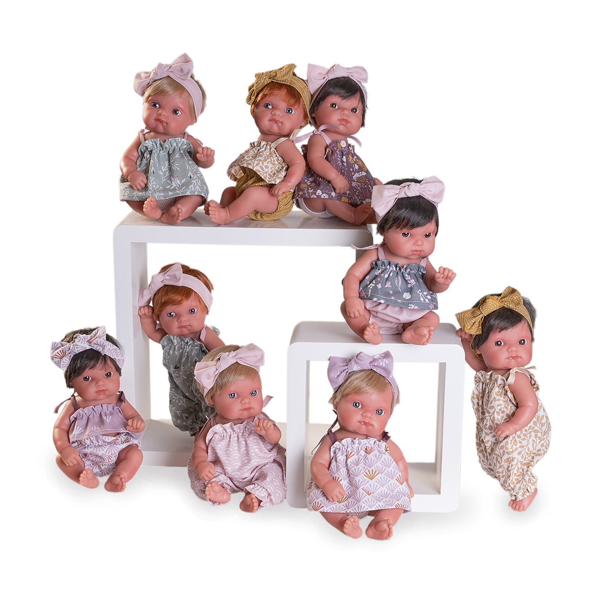 Imagem 0 de Boneca Mufly Vestidos de Cores - Artigo Sortido. Envio realizado de forma aleatória