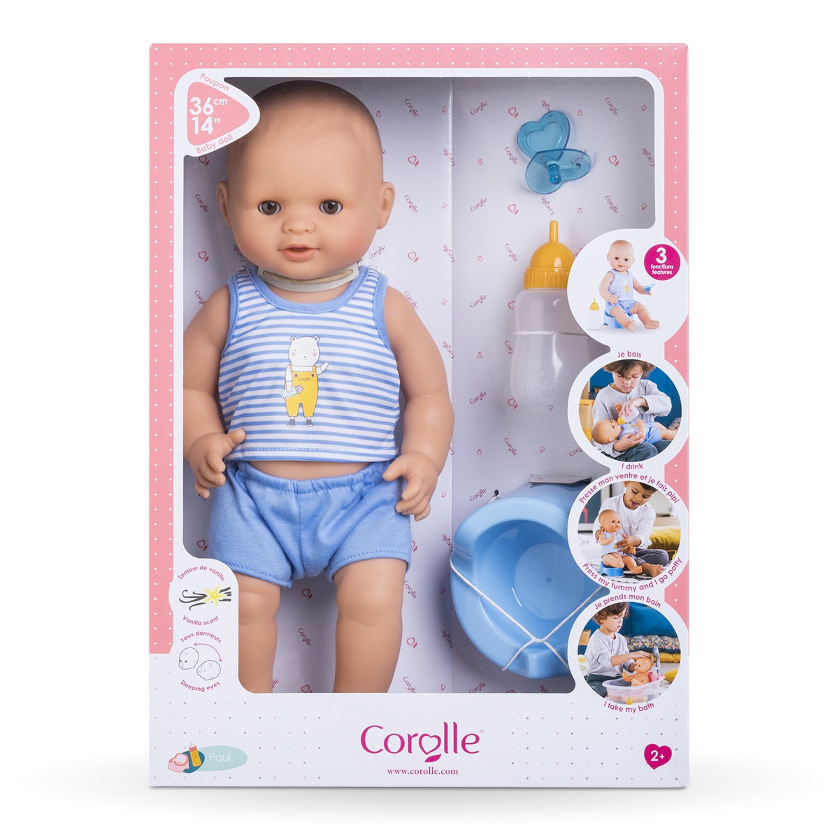 Muñeca Corolle Mgp Paul Hace Pipi 36 Cm 8