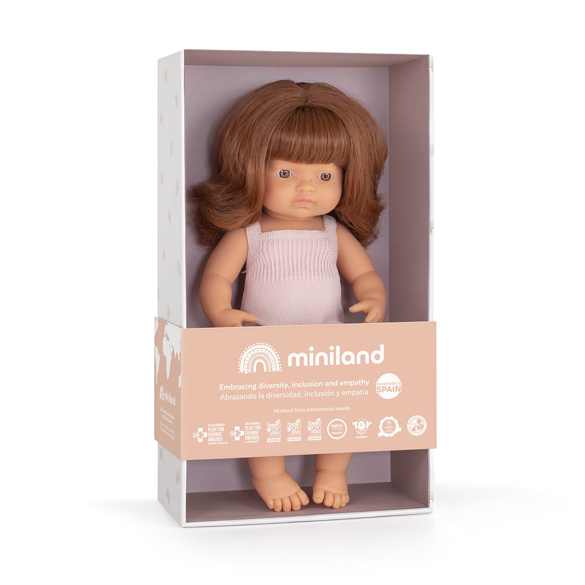 Muñeca pelirroja niña 38 cm Miniland 6