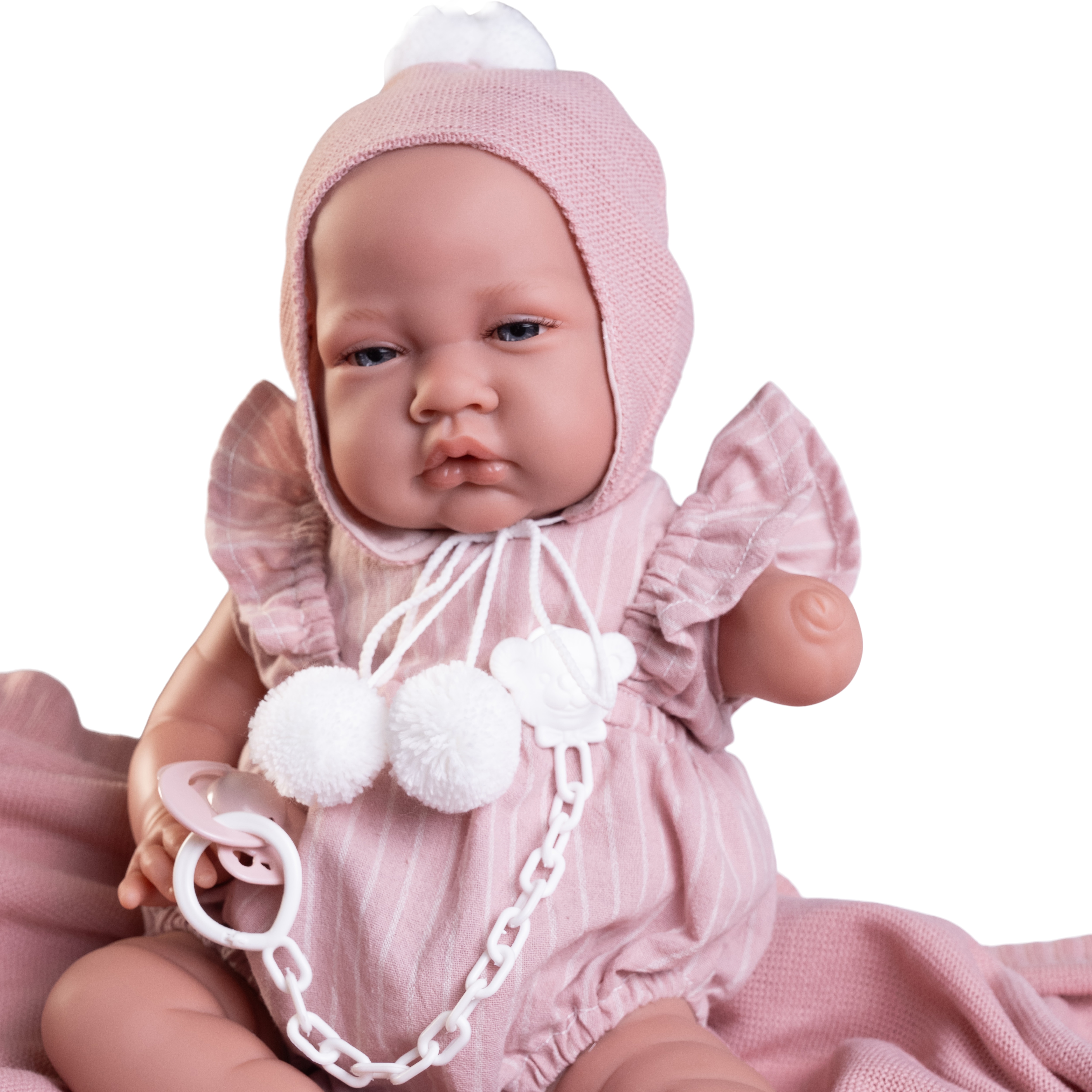 Muñeca Recién Nacida inclusiva con mantita Muñecas Antonio Juan 3