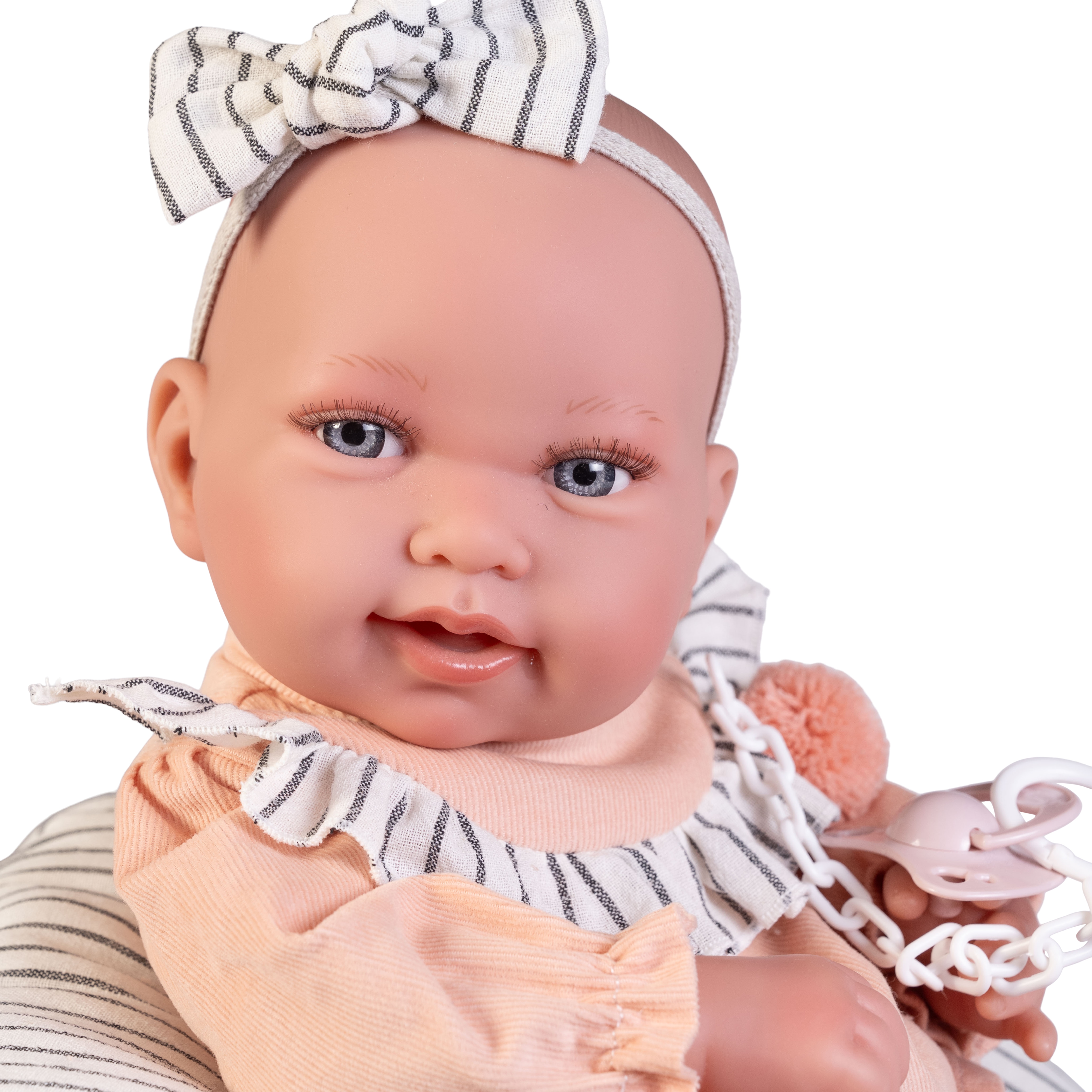 Boneca Recém Nacida Pipa com Almofada de Amamentação 3