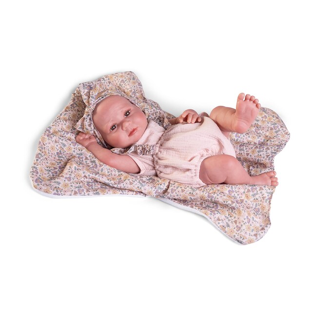 Imagem 0 de Boneca Sweet Reborn Luca Mantinha de Flores