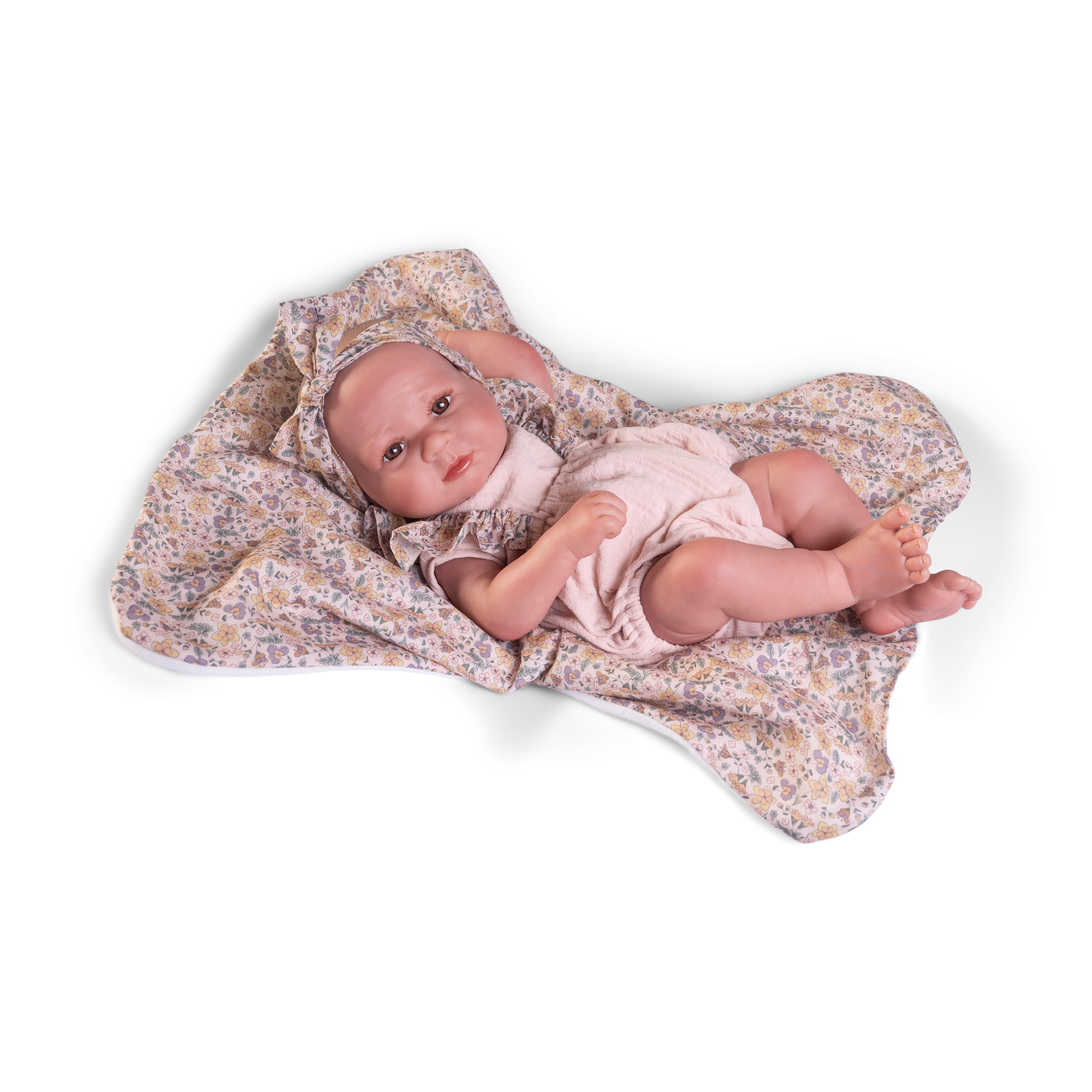 Muñeca Sweet Reborn Luca mantita de flores Muñecas Antonio Juan 3