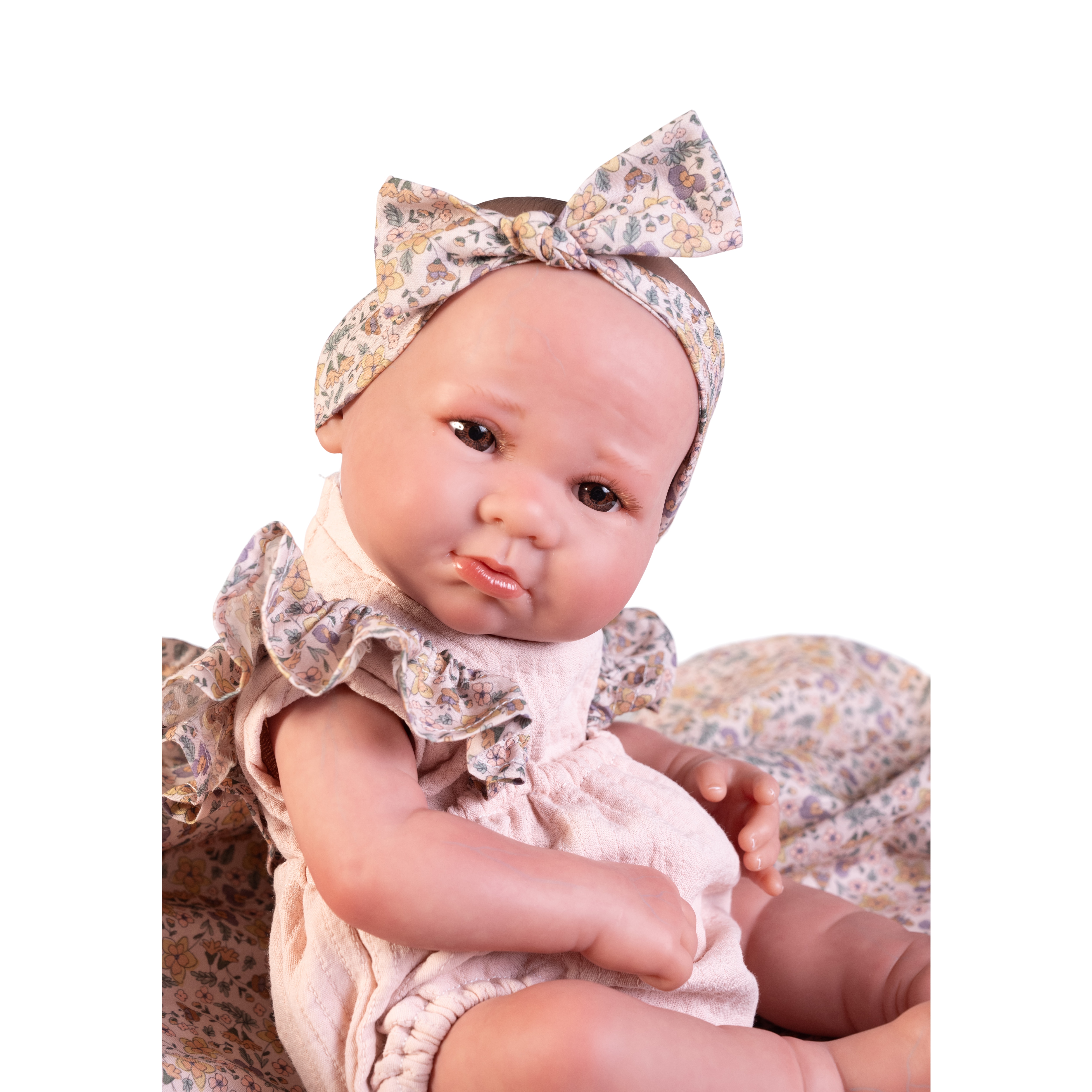 Muñeca Sweet Reborn Luca mantita de flores Muñecas Antonio Juan 4