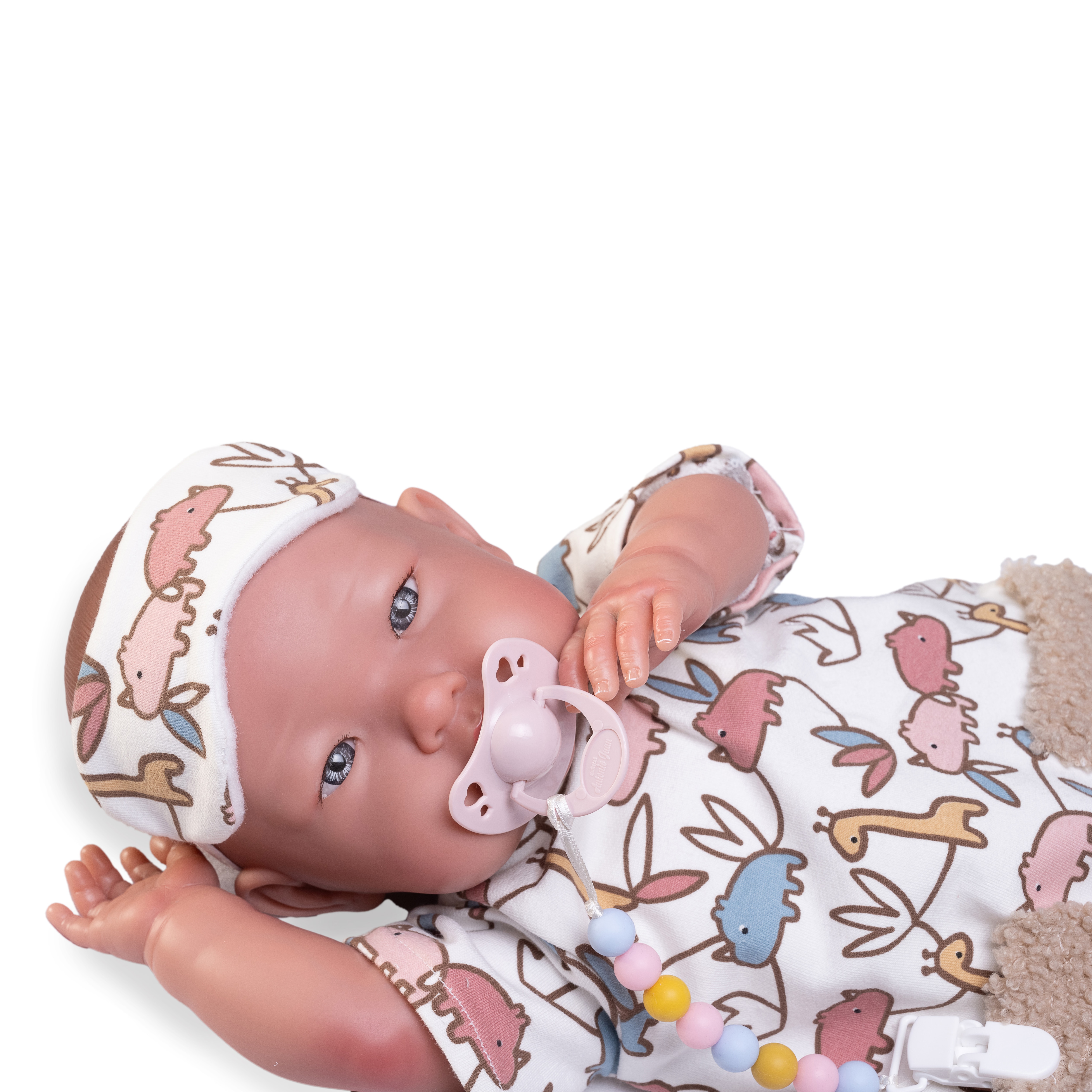 Muñeca Mi Primer Reborn Alejandra pijama con antifaz Muñecas Antonio Juan 5