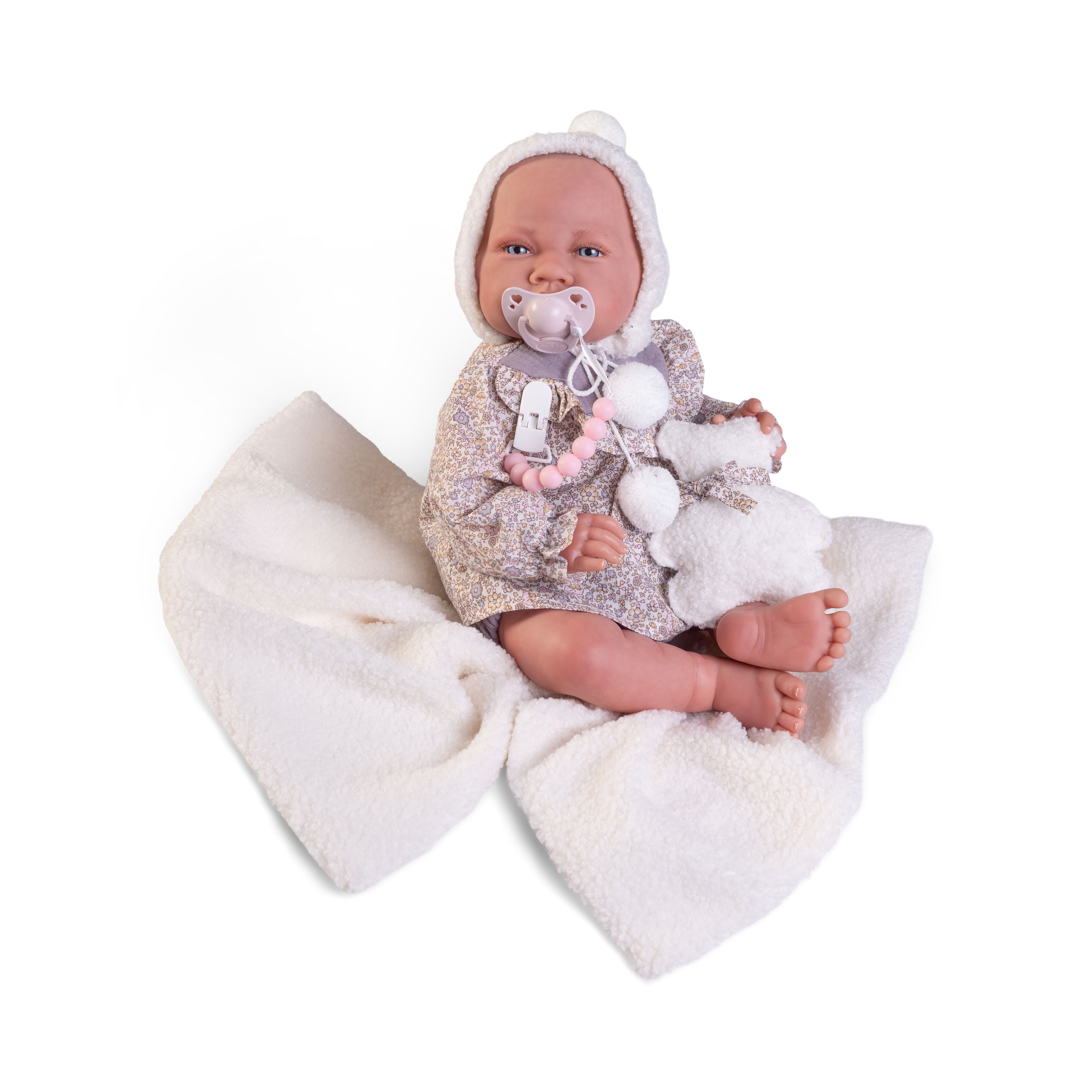 Muñeca Sweet Reborn Nacida manta borreguillo Muñecas Antonio Juan 3