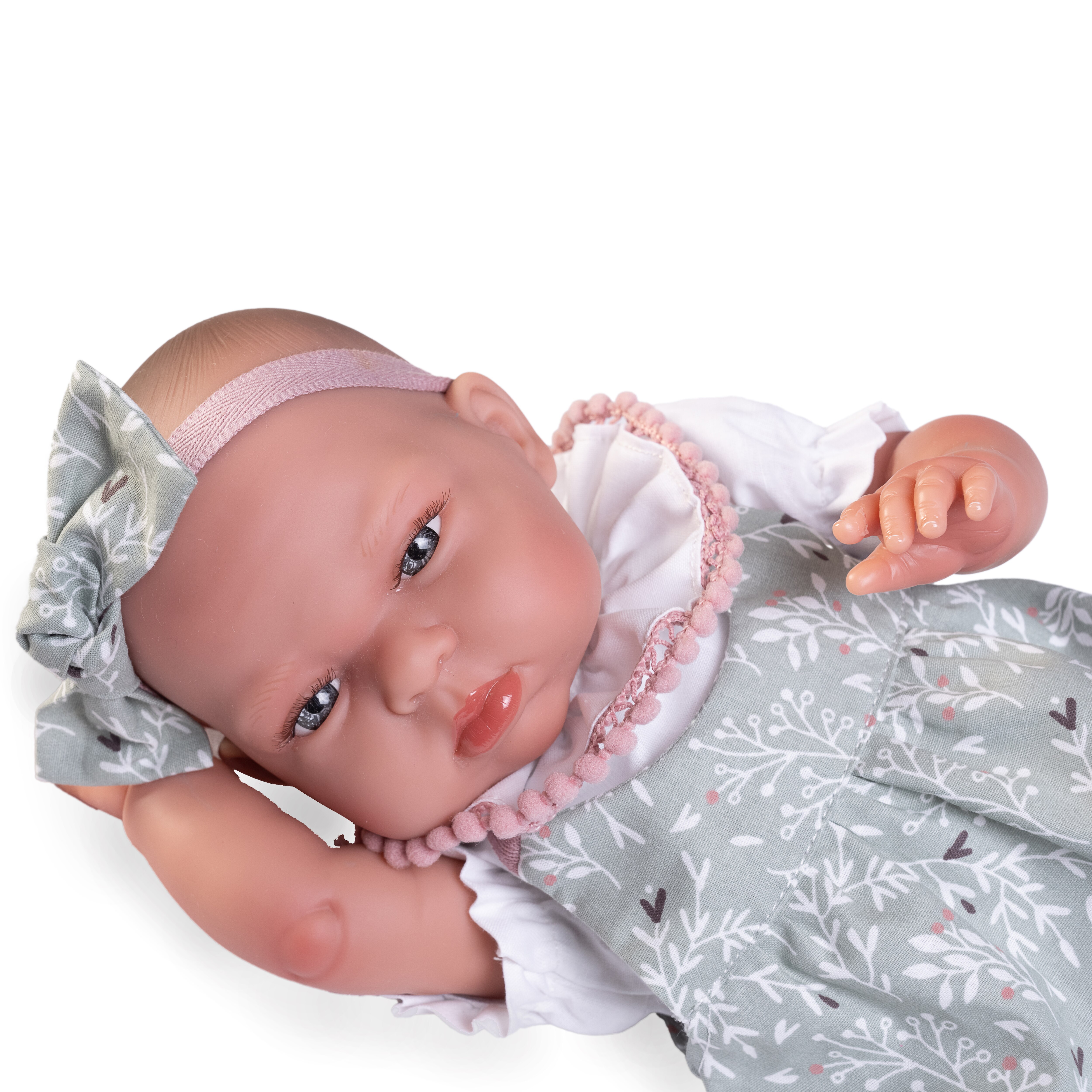 Muñeca Mi Pequeño Reborn Tufi vestido bolso Muñecas Antonio Juan 3