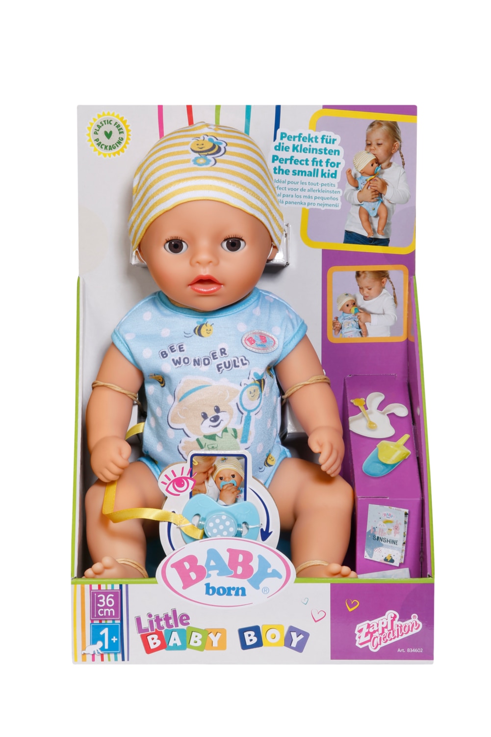 Muñeco 36 cm Niño Baby Born 3