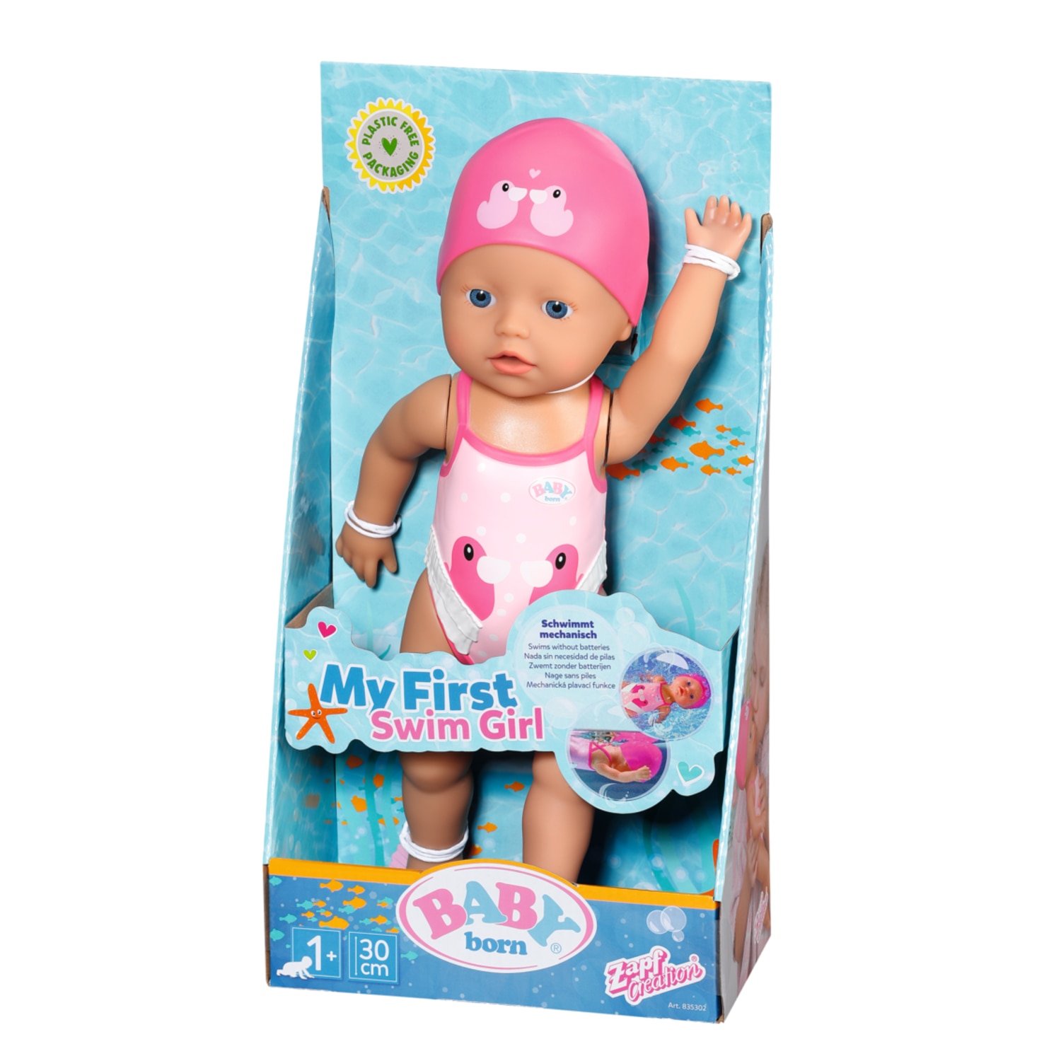 Muñeca 30 cm Nadadora Baby Born 3