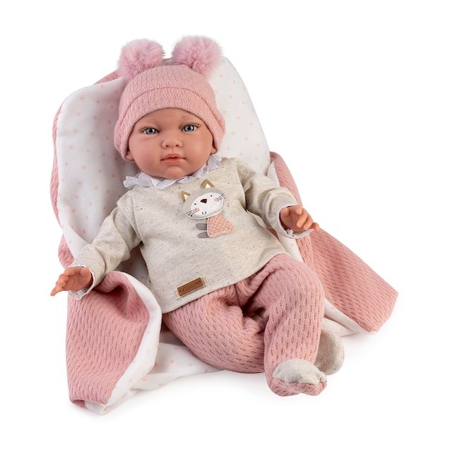 Imagen 0 de Muñeca bebé con peso Nerea Muñecas Guca