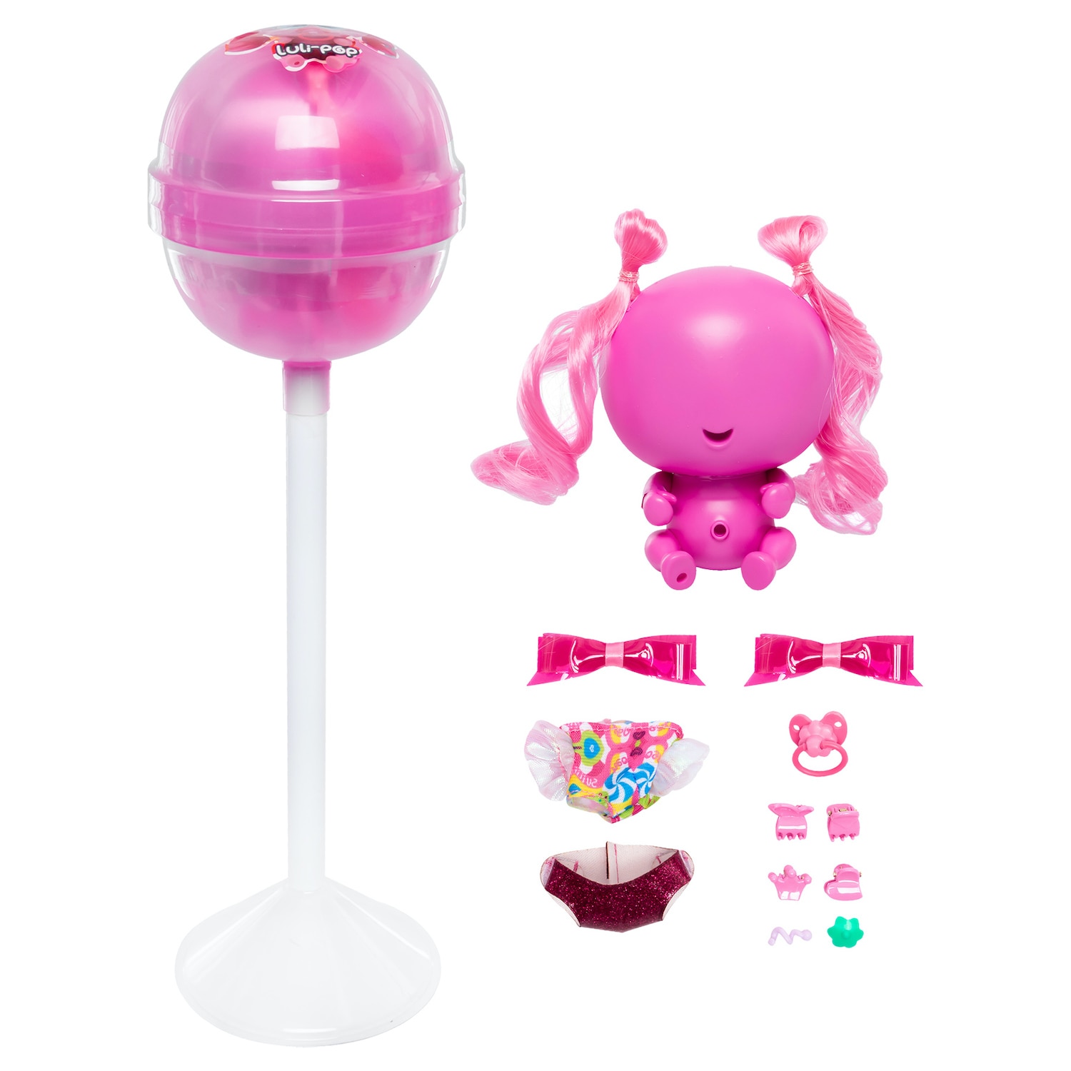 Muñeco bebé Ksimerito Kandi Reveleishon Rosa Distroller 5