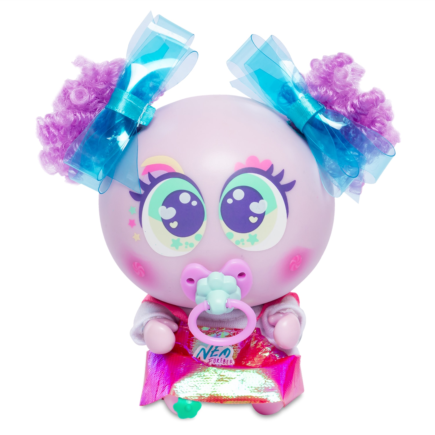 Muñeco bebé Ksimerito Kandi Reveleishon Morado Distroller 7