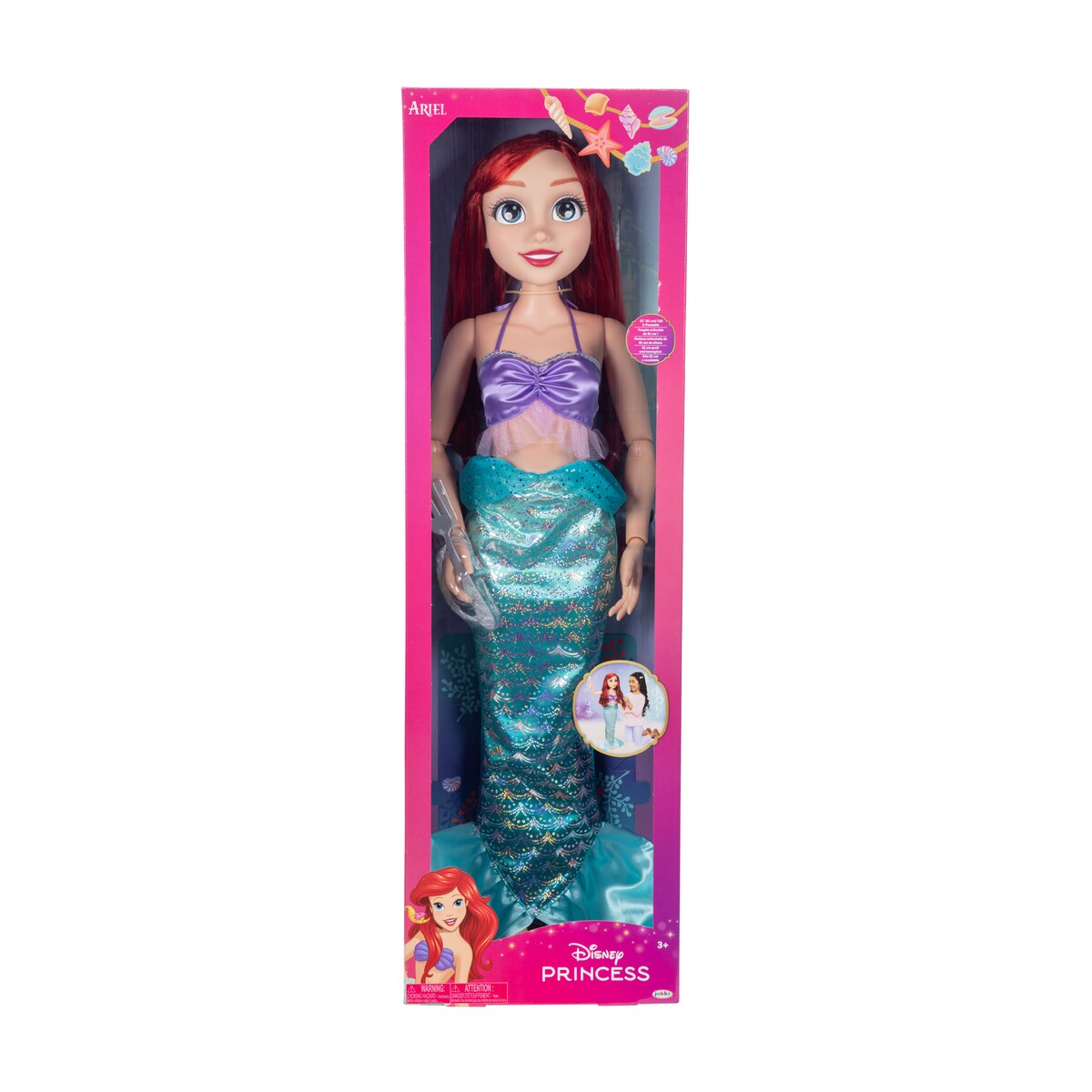 Muñeca 80 cm Mi Amiga Ariel Disney Jakks Pacific 5