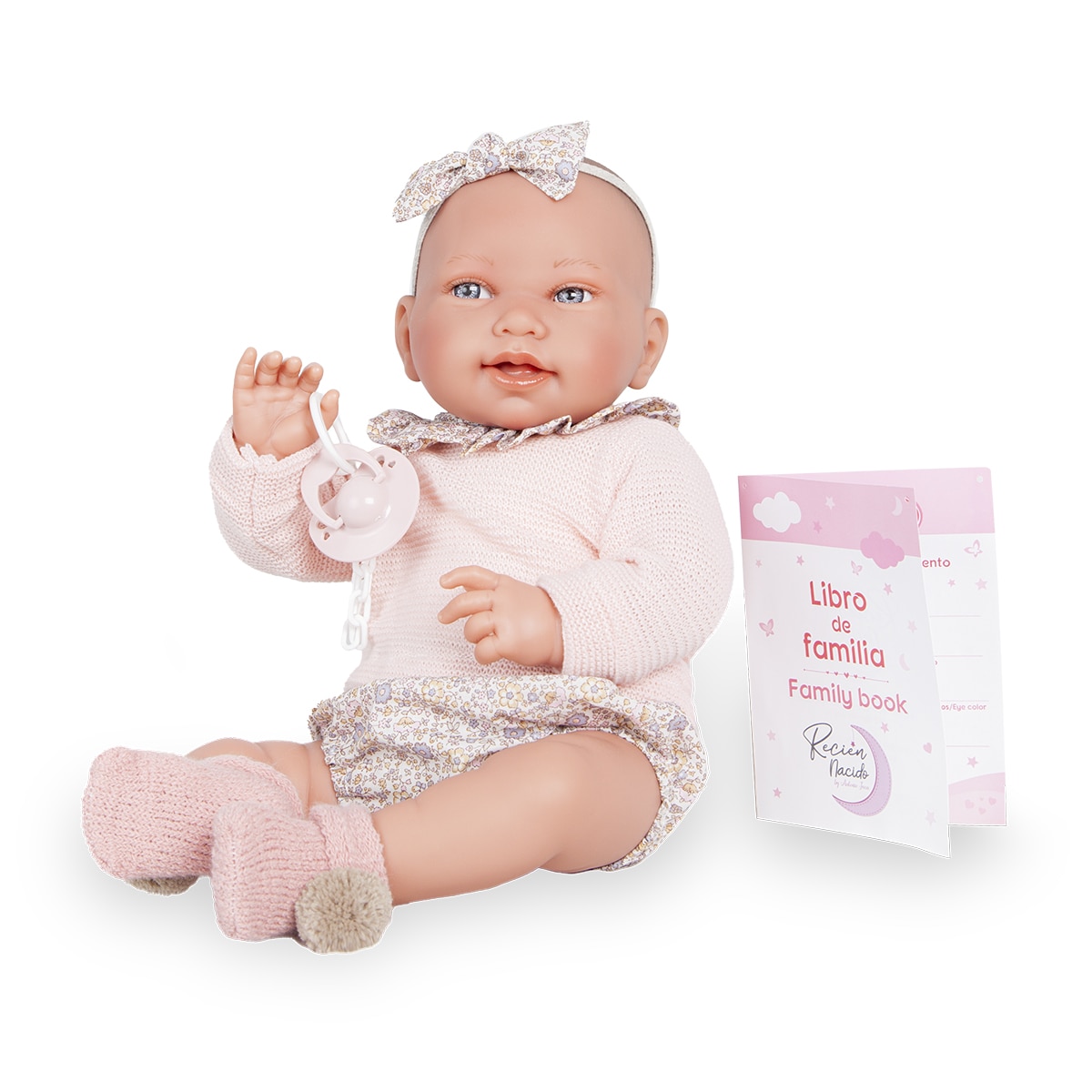 Muñeca bebé Recie?n Nacida Lu?a babero Muñecas Antonio Juan 2