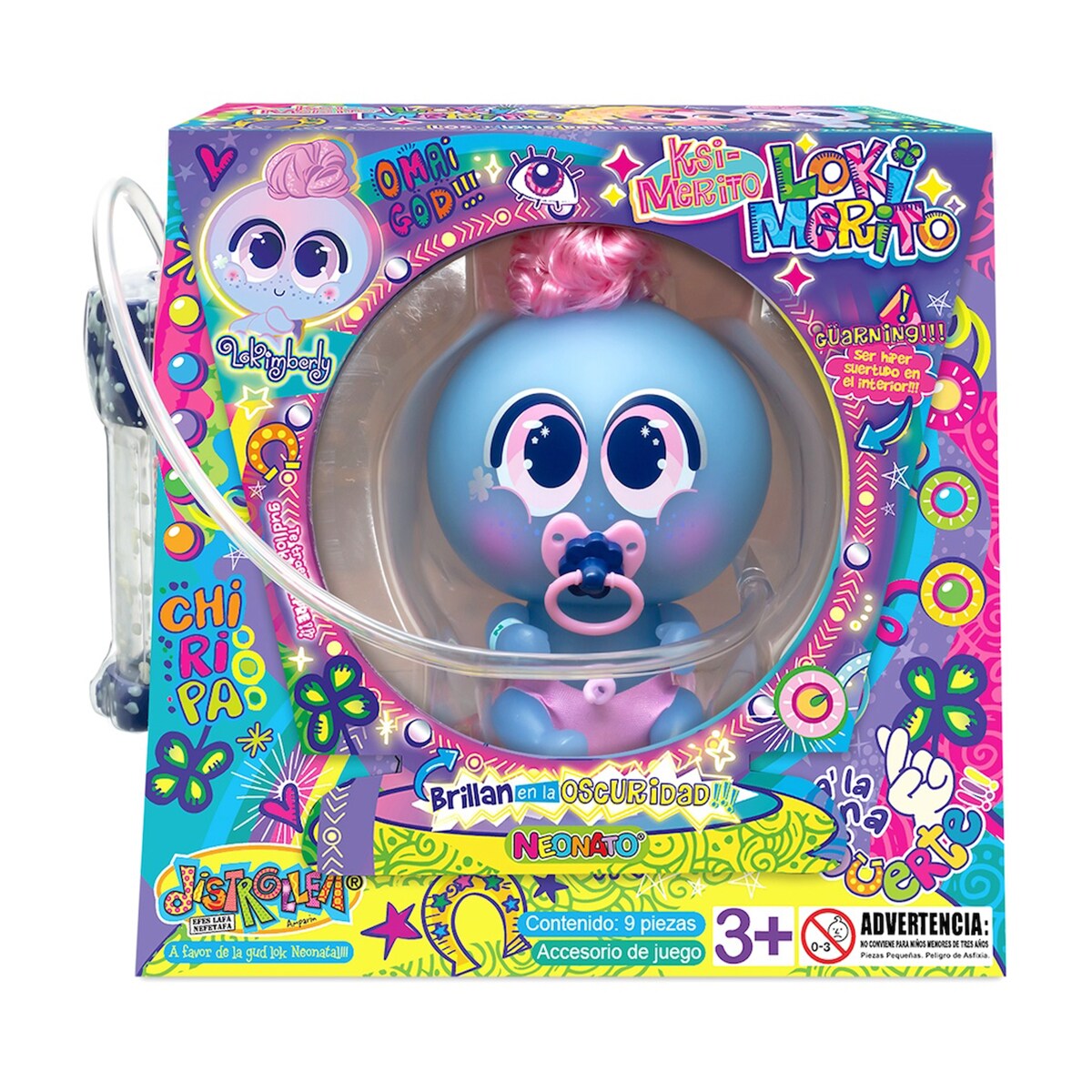 Muñeco bebé Ksimerito Lokimerito Lokimberly Distroller
