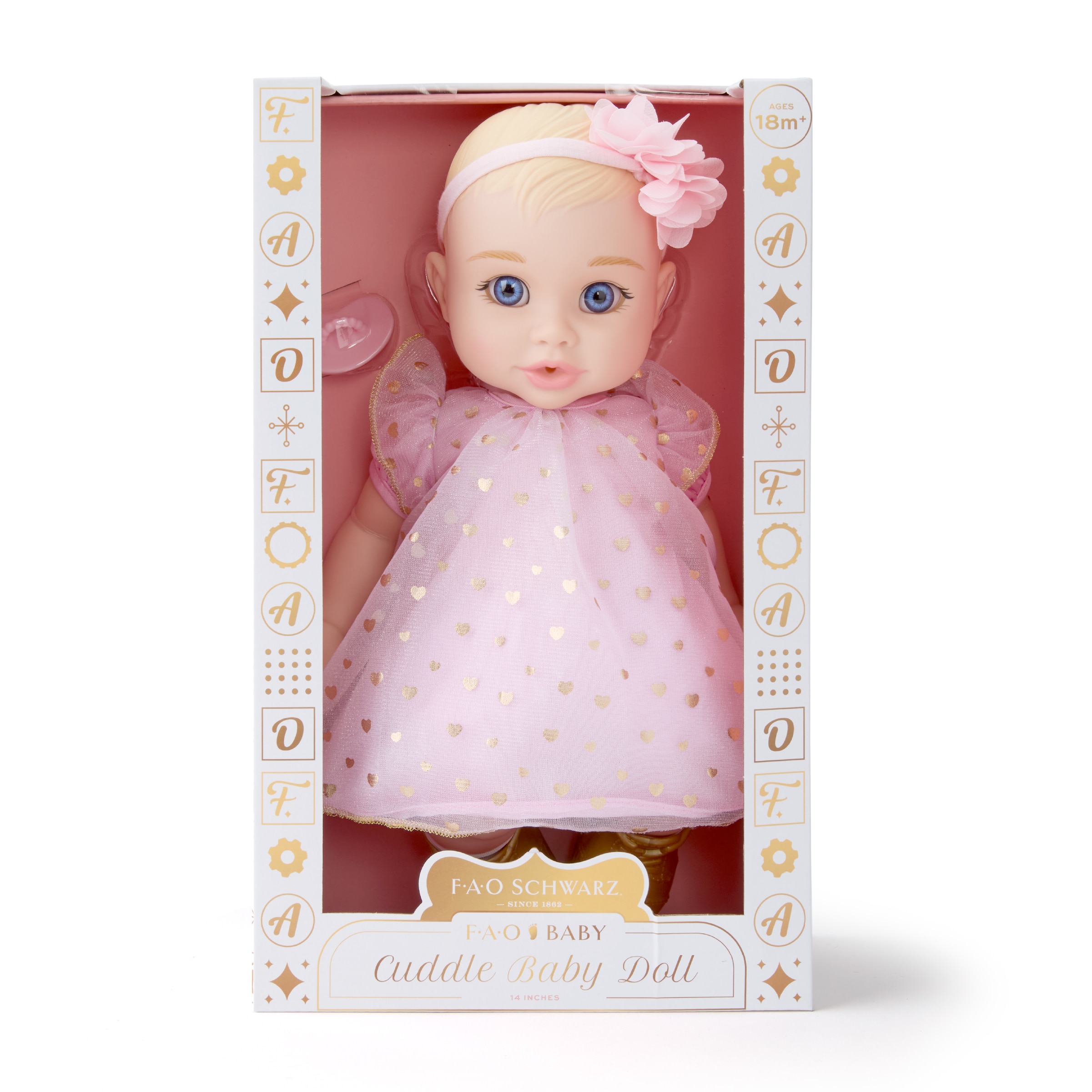 Muñeco bebé Cuddle Baby F.A.O. Schwarz 6