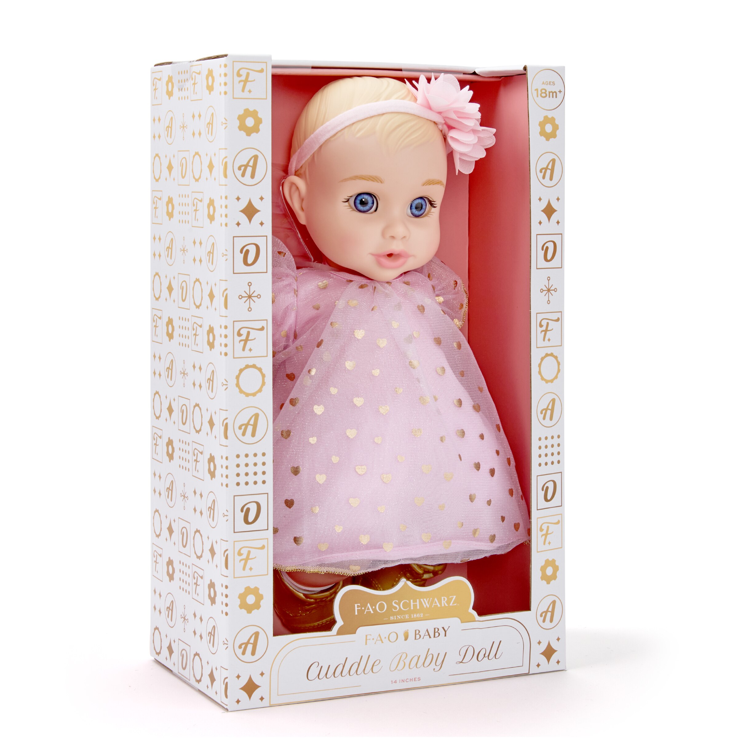 Muñeco bebé Cuddle Baby F.A.O. Schwarz 7