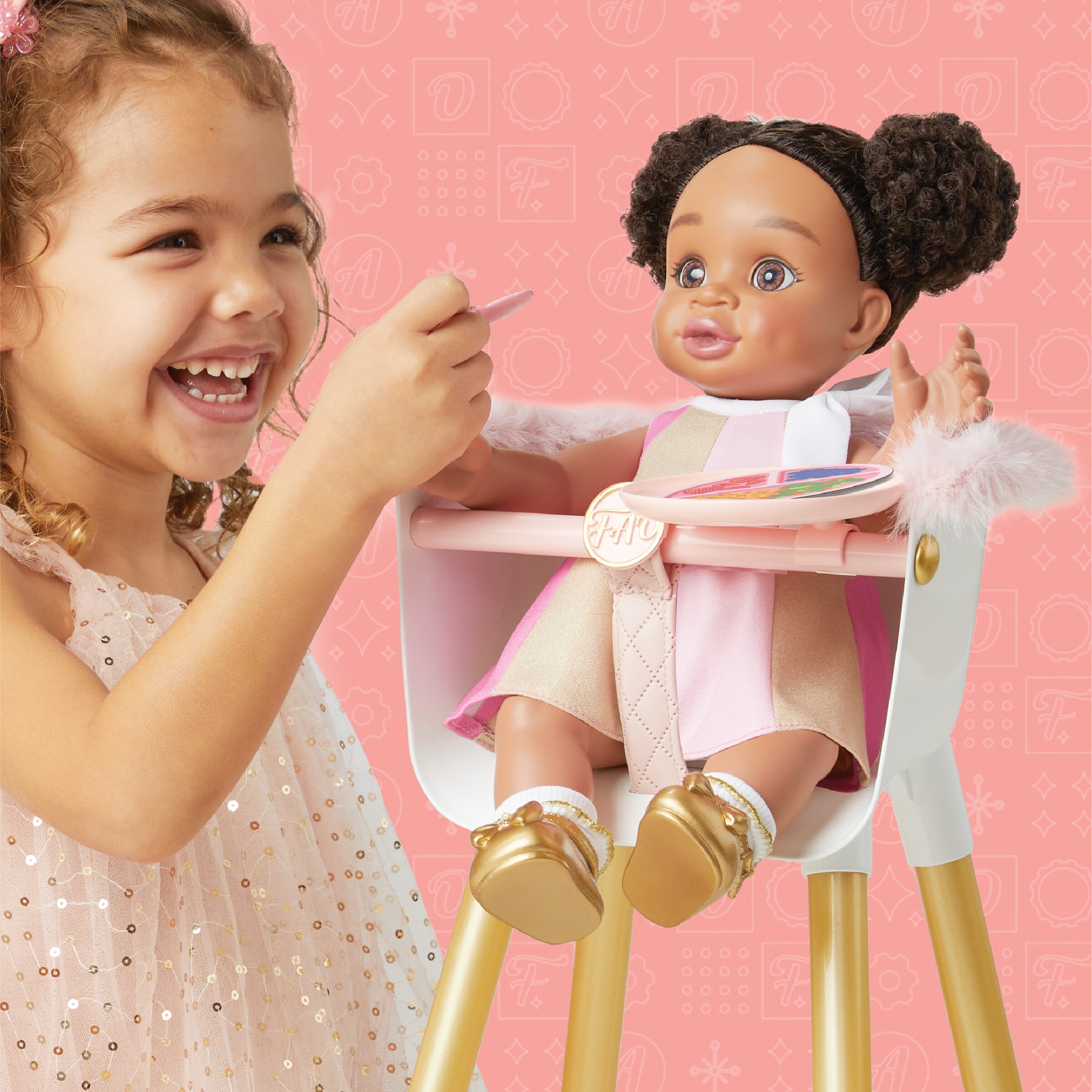 Muñeca toddler Baby morena F.A.O. Schwarz 3