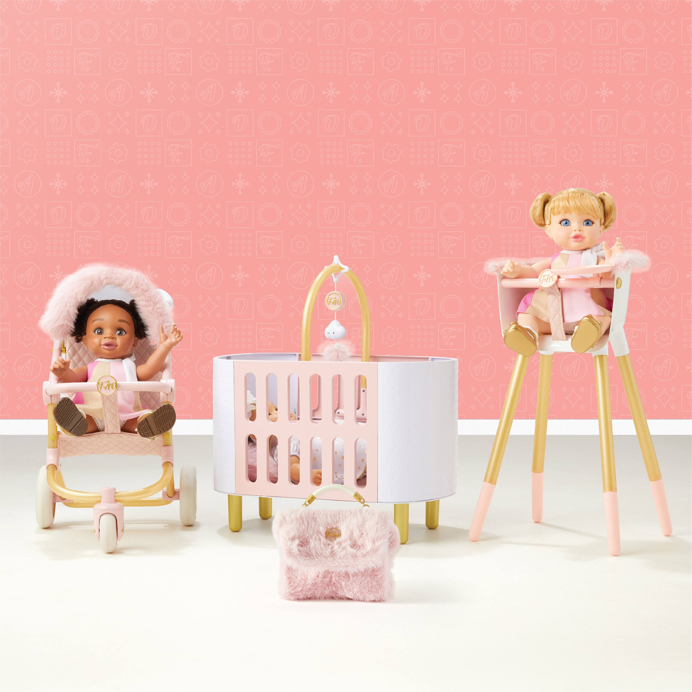 Muñeca toddler Baby morena F.A.O. Schwarz 4