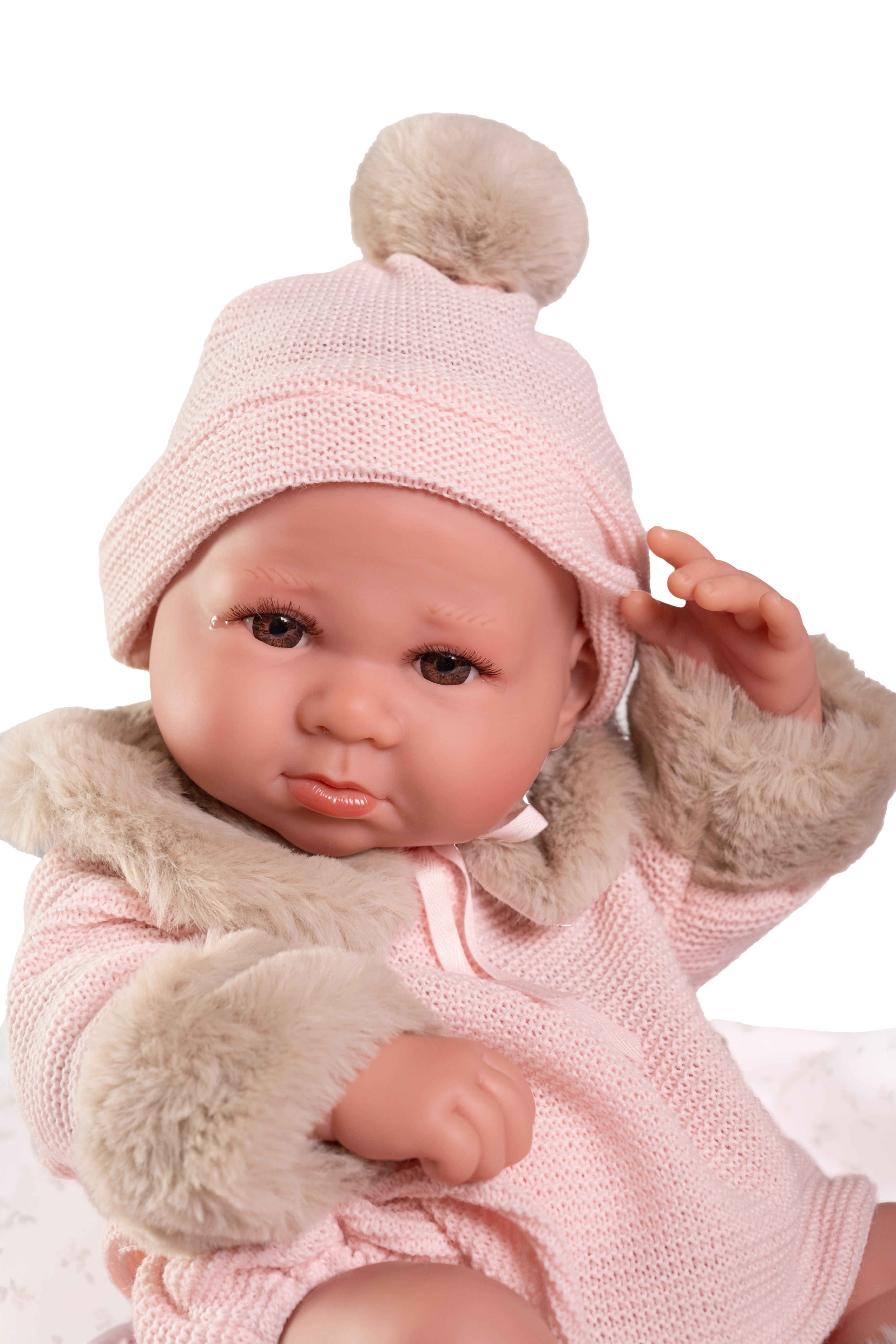 Boneca Recém Nascida Luca com Mantinha 2