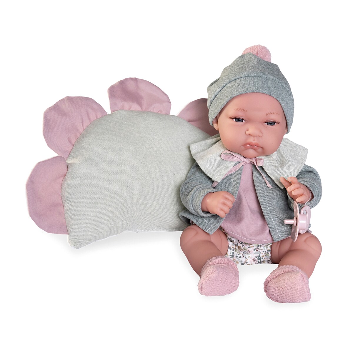 Muñeco bebé Baby Toneta con cojin flor Muñecos Antonio Juan