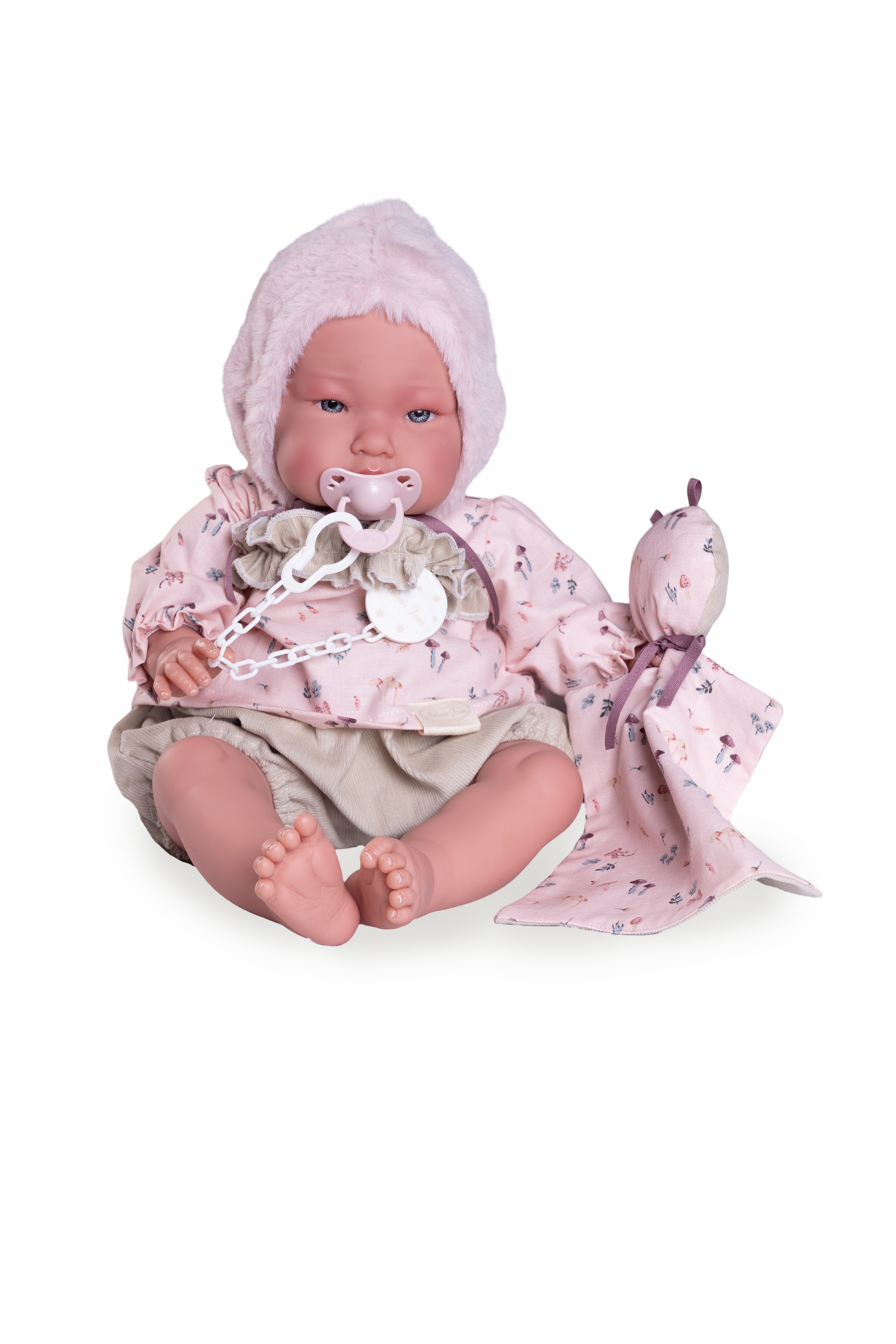 Muñeco bebé Mi Primer Reborn Alejandra con doudou Muñecos Antonio Juan 2