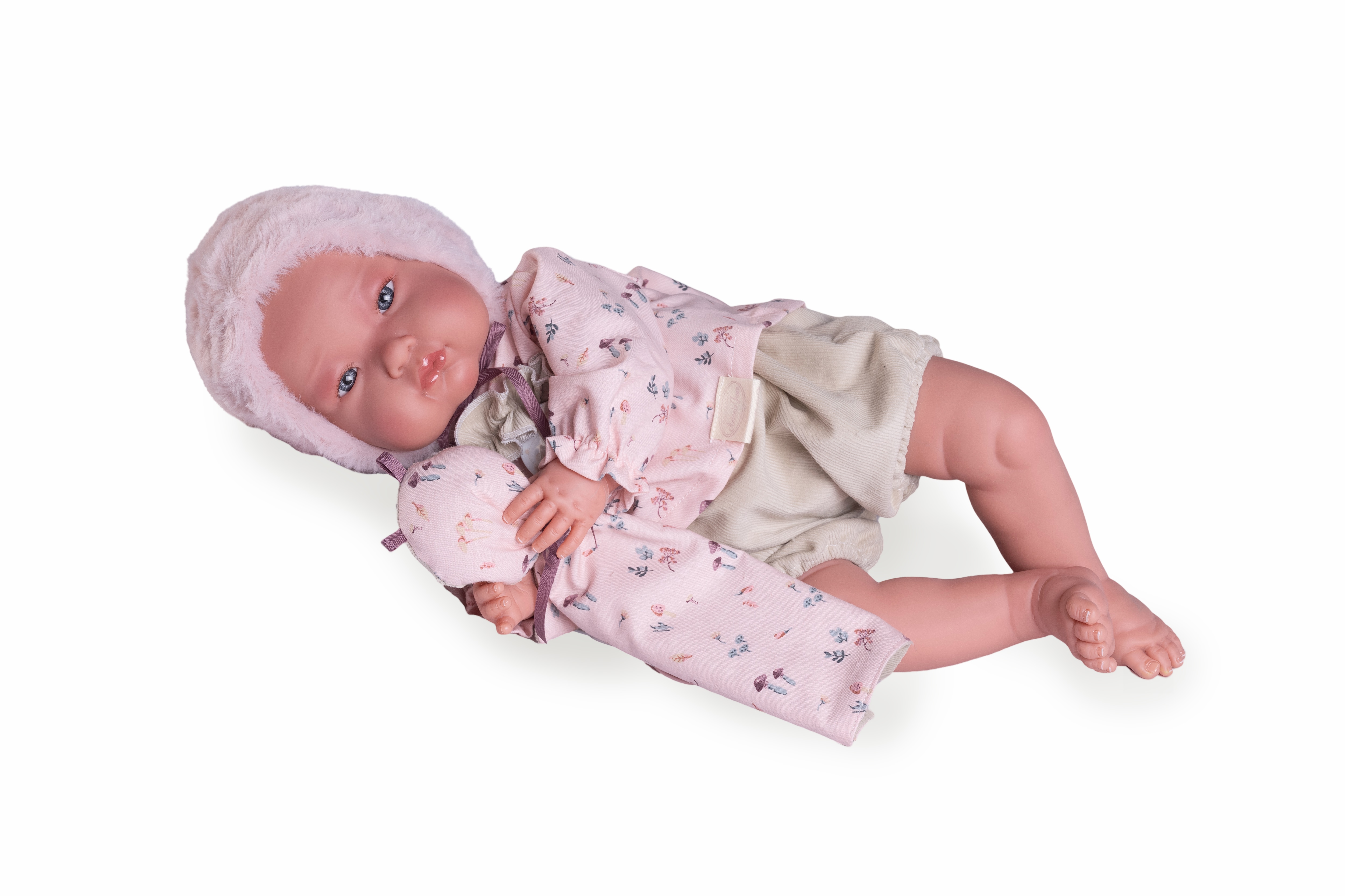 Muñeco bebé Mi Primer Reborn Alejandra con doudou Muñecos Antonio Juan 4