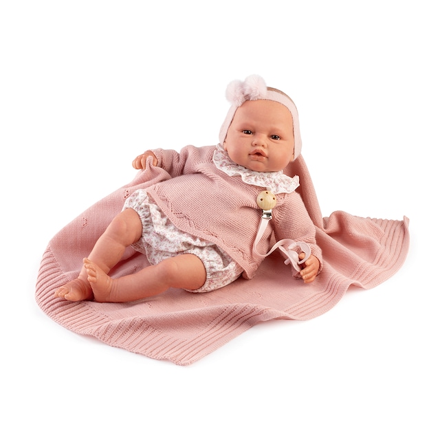 Imagen 0 de Muñeco bebé Reborn Baby Love conjunto de punto Muñecos Antonio Juan