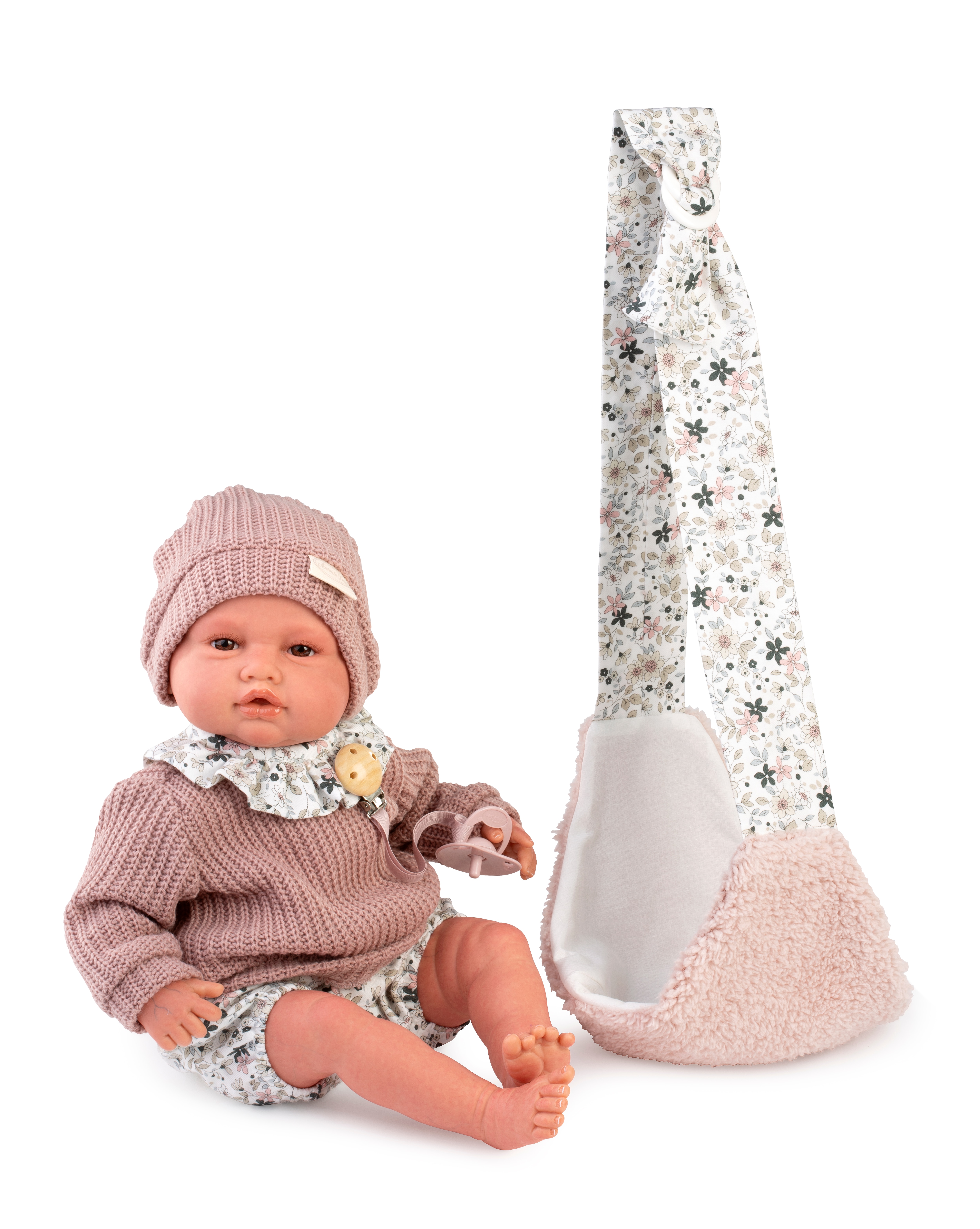 Muñeco bebé Reborn Baby Love Portabebe?  Muñecos Antonio Juan 2