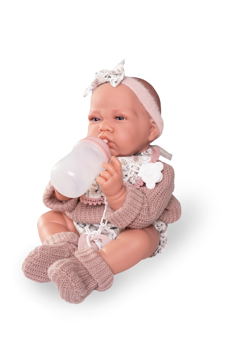 Muñeca bebé Recie?n Nacida Lu?a babero Muñecas Antonio Juan 2
