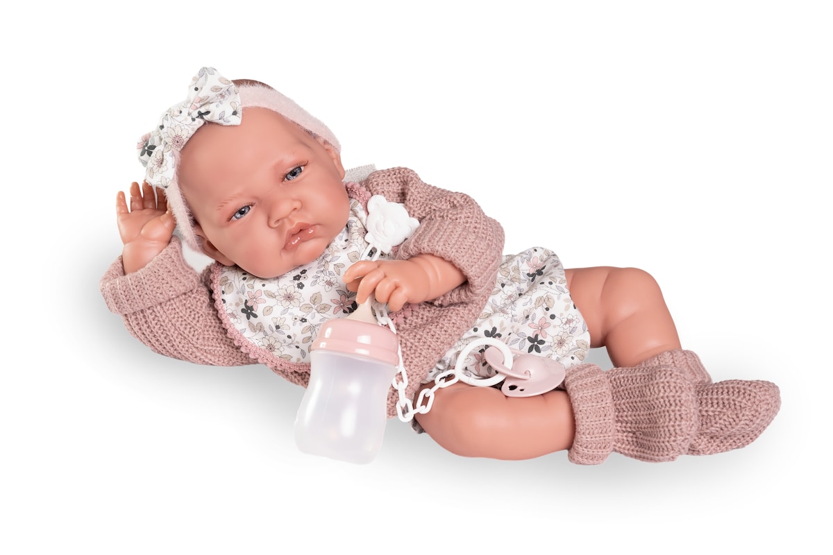 Muñeca bebé Recie?n Nacida Lu?a babero Muñecas Antonio Juan 3