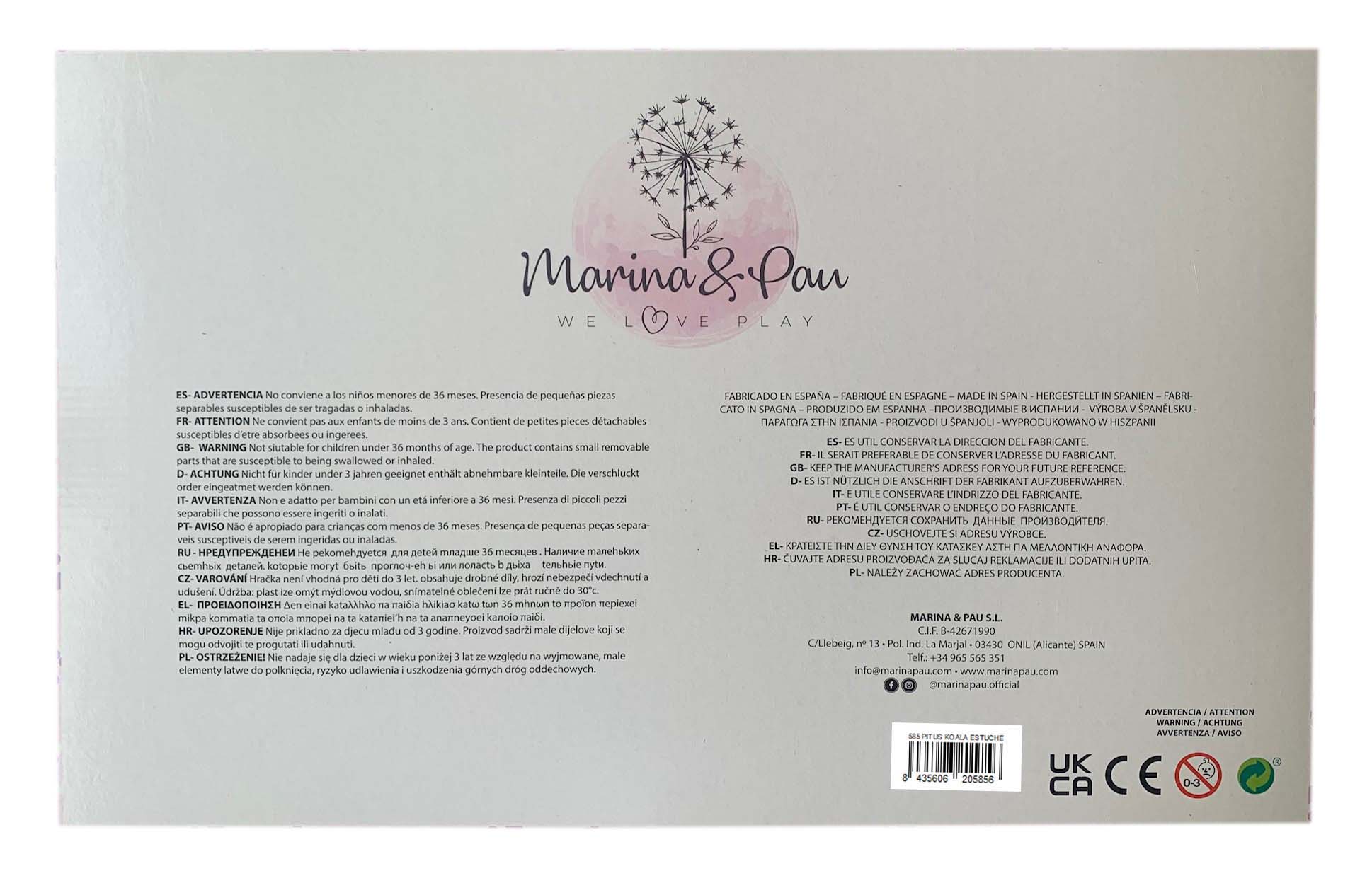 Minimuñecos Pitus Mellizos Koala Estuche Marina&Pau 2
