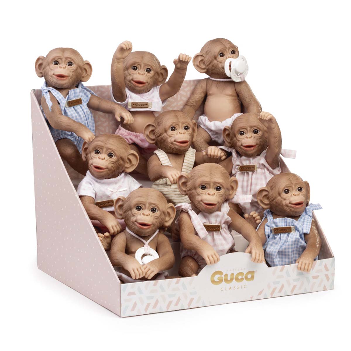 Imagen 0 de Muñeco Mono Reborn Surtido Muñecas Guca