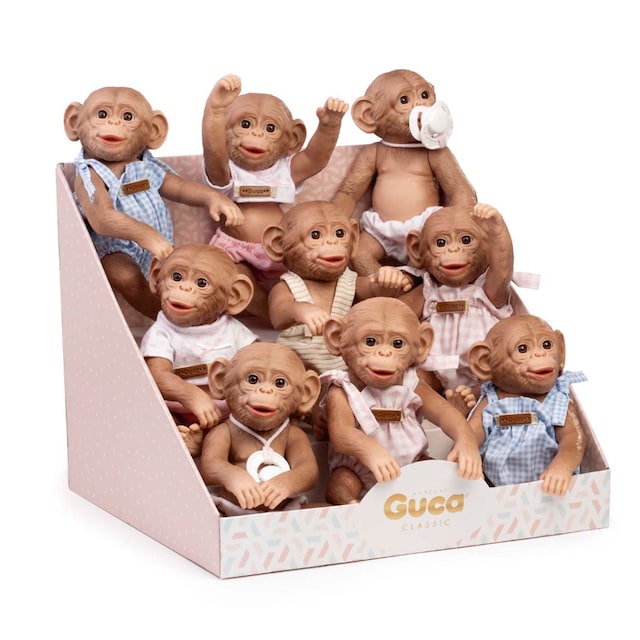 Imagen 0 de Muñeco Mono Reborn Surtido Muñecas Guca