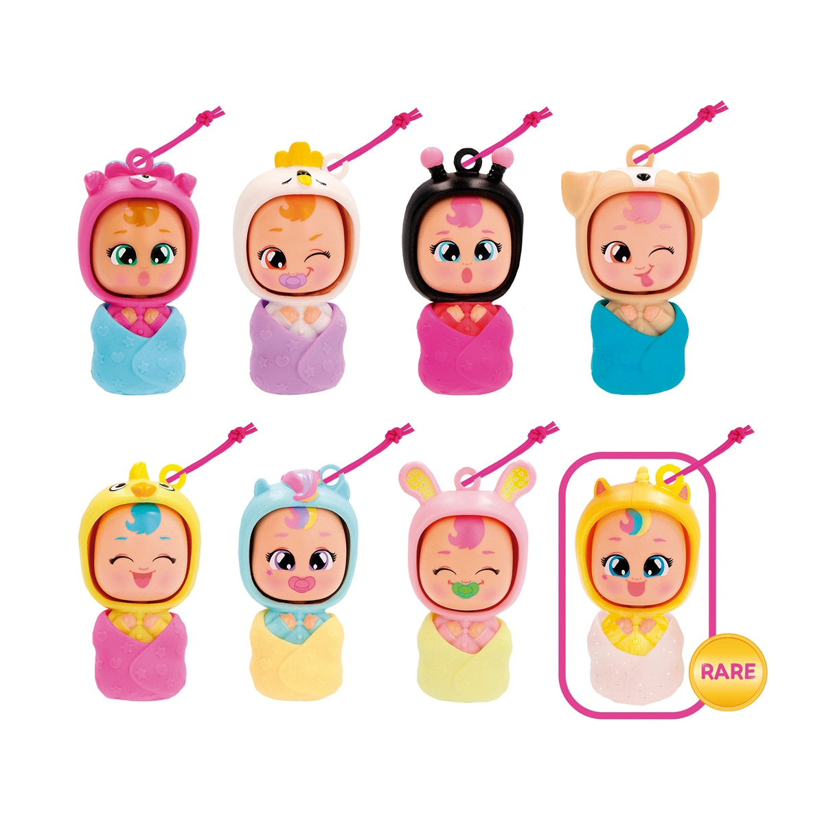 Imc Toys - Muñeca Llaveros Playtime recién nacidos Bebés Llorones Imc Toys
