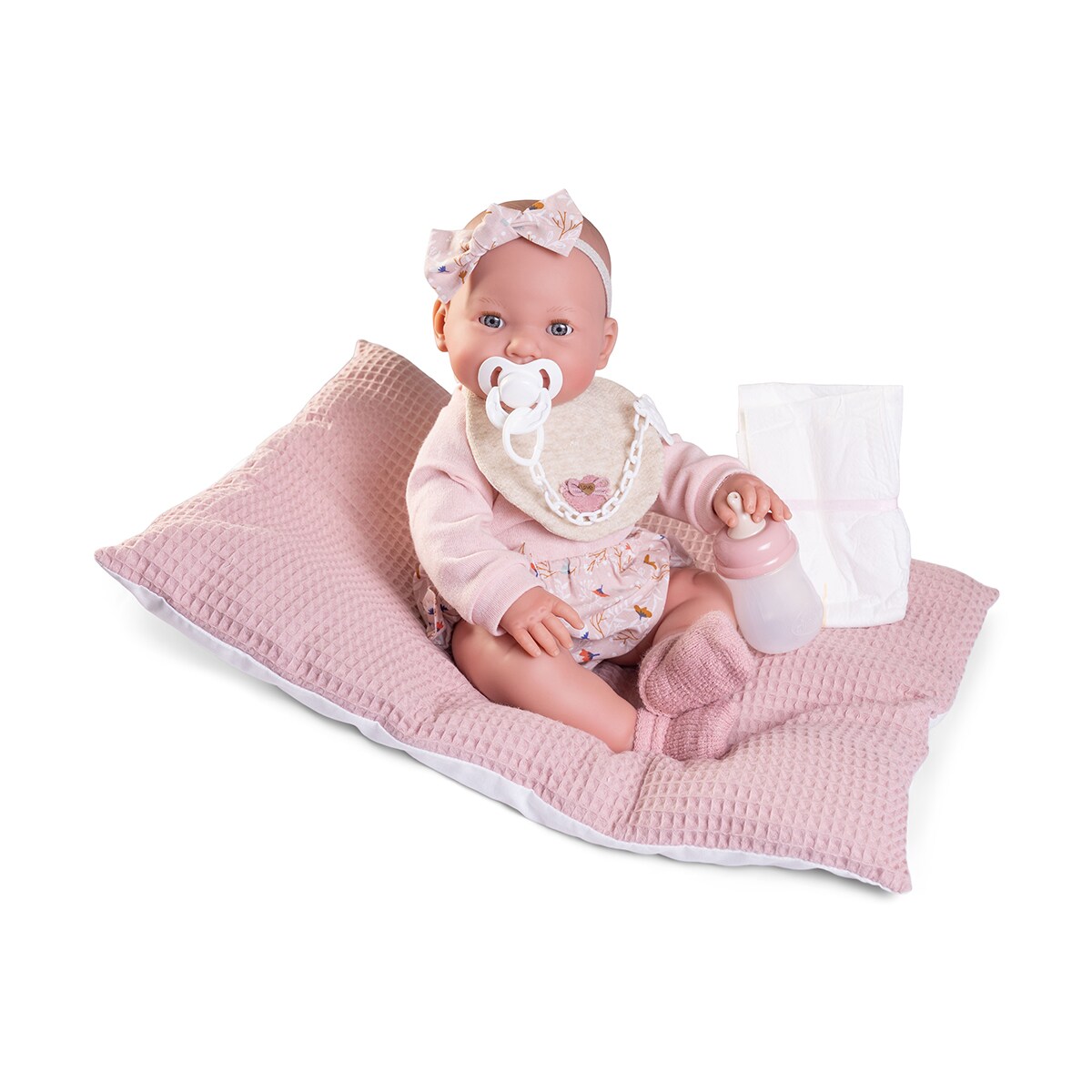 Recién nacida Mia pipí con cojín Muñecas Antonio Juan 2