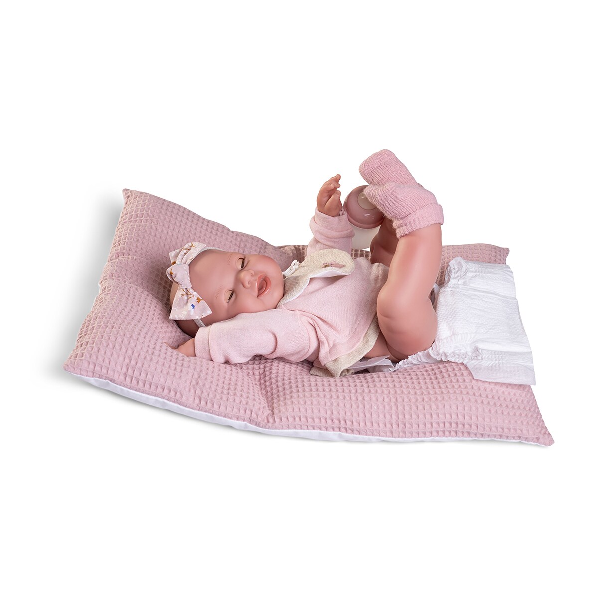 Recién nacida Mia pipí con cojín Muñecas Antonio Juan 4