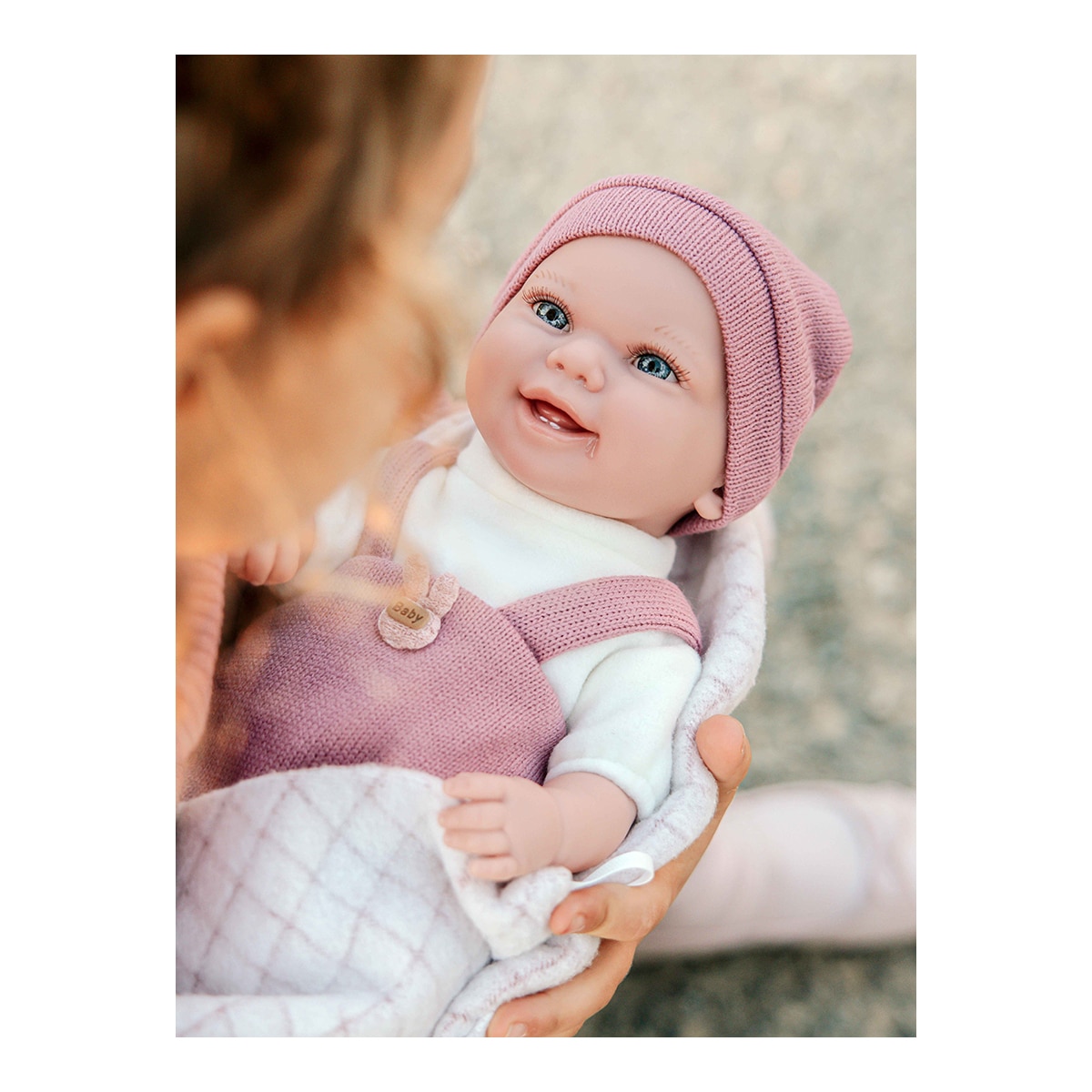 Muñeco de Peso Elegance 35 cm Babyto con Manta Arias 3