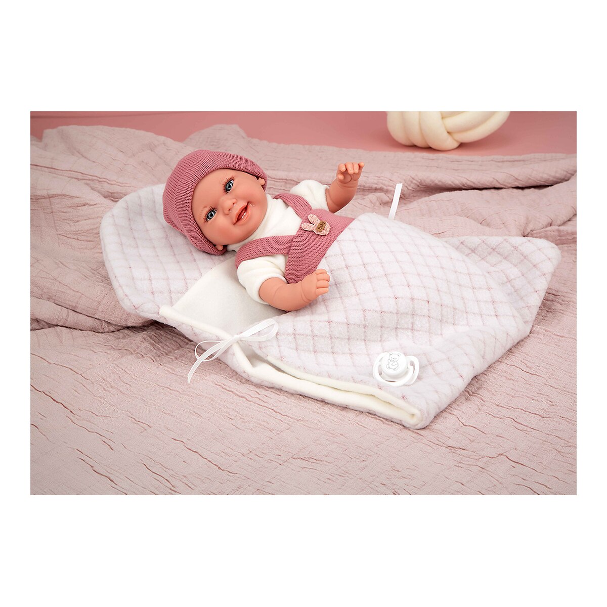 Muñeco de Peso Elegance 35 cm Babyto con Manta Arias 6