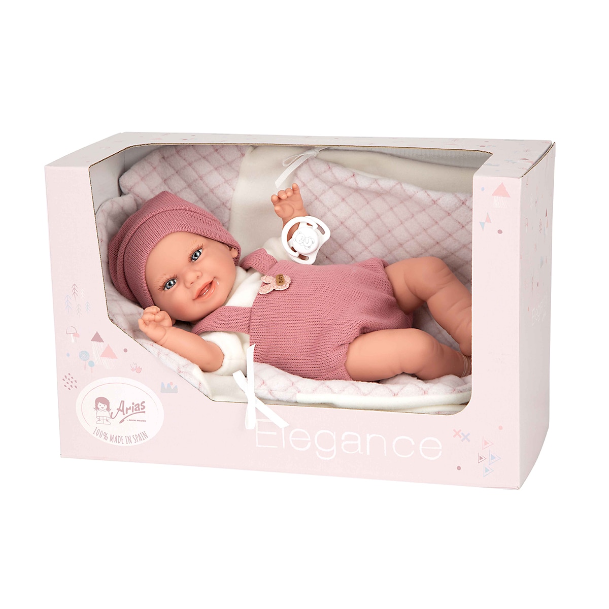 Muñeco de Peso Elegance 35 cm Babyto con Manta Arias 8