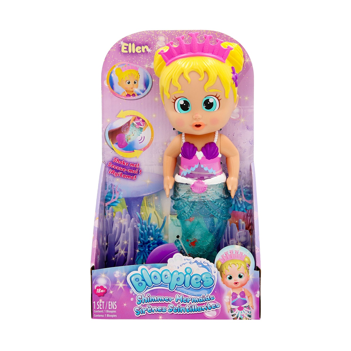 Muñeca Sirena Shimmer Mermaids Bloopies 2