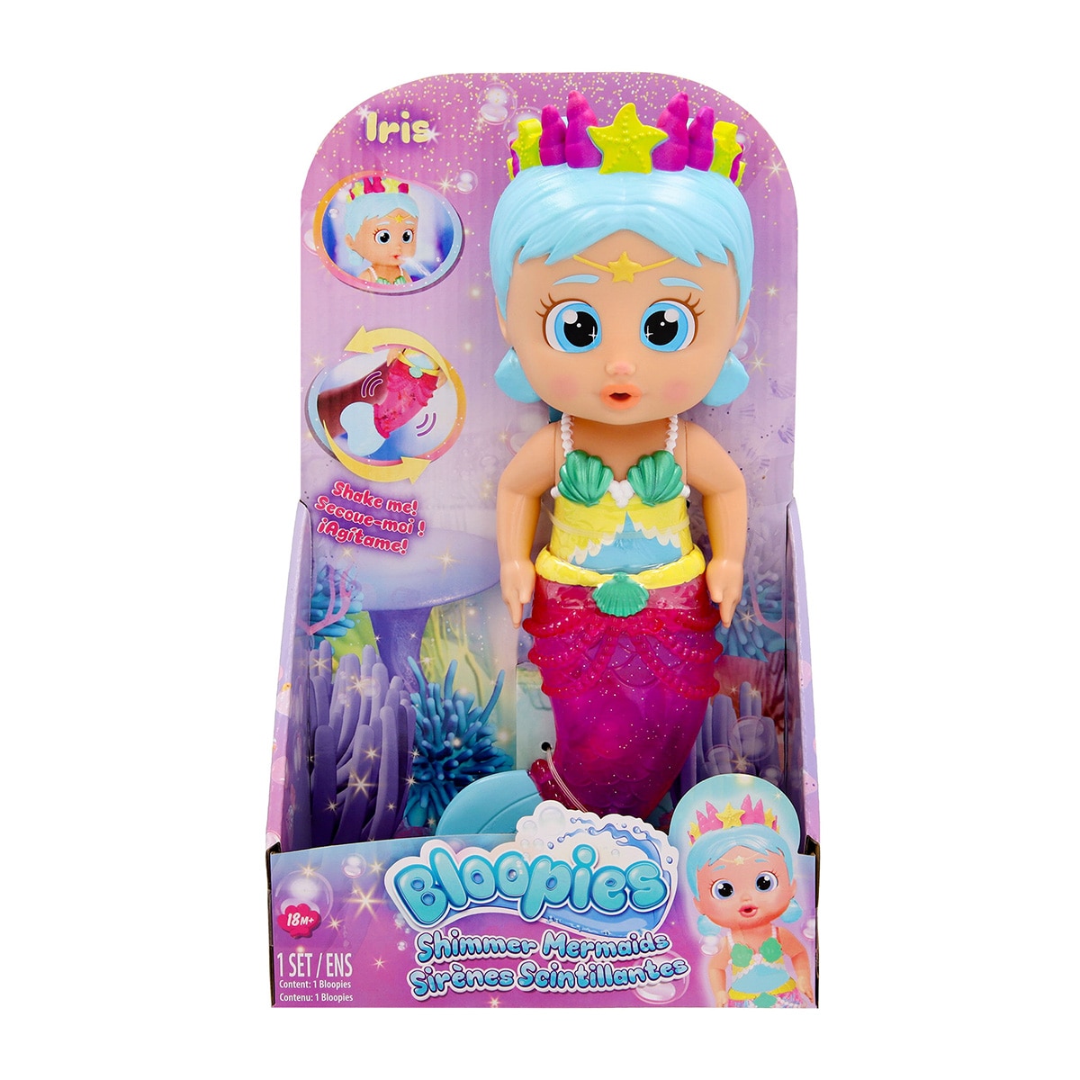 Muñeca Sirena Shimmer Mermaids Bloopies 3