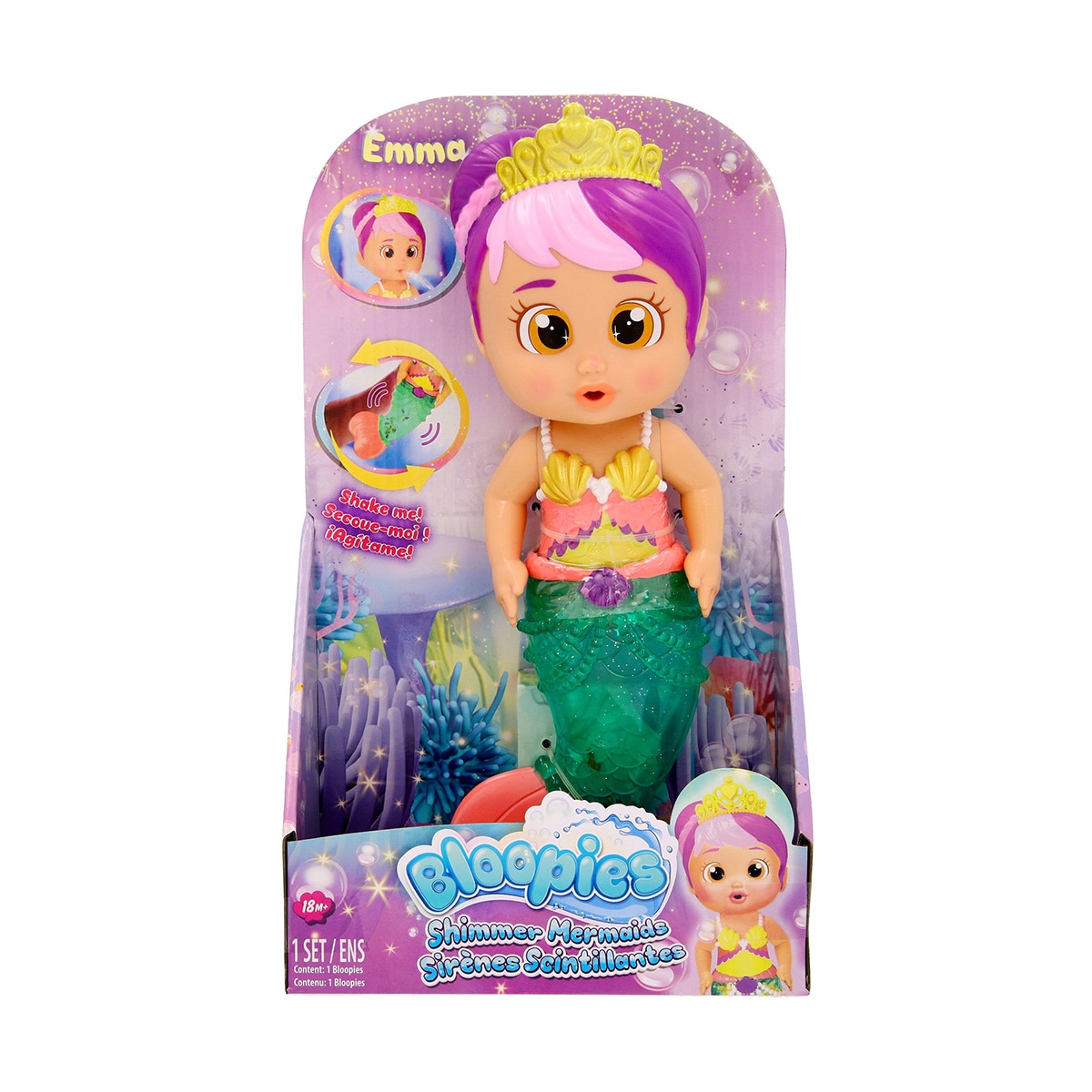 Muñeca Sirena Shimmer Mermaids Bloopies 4