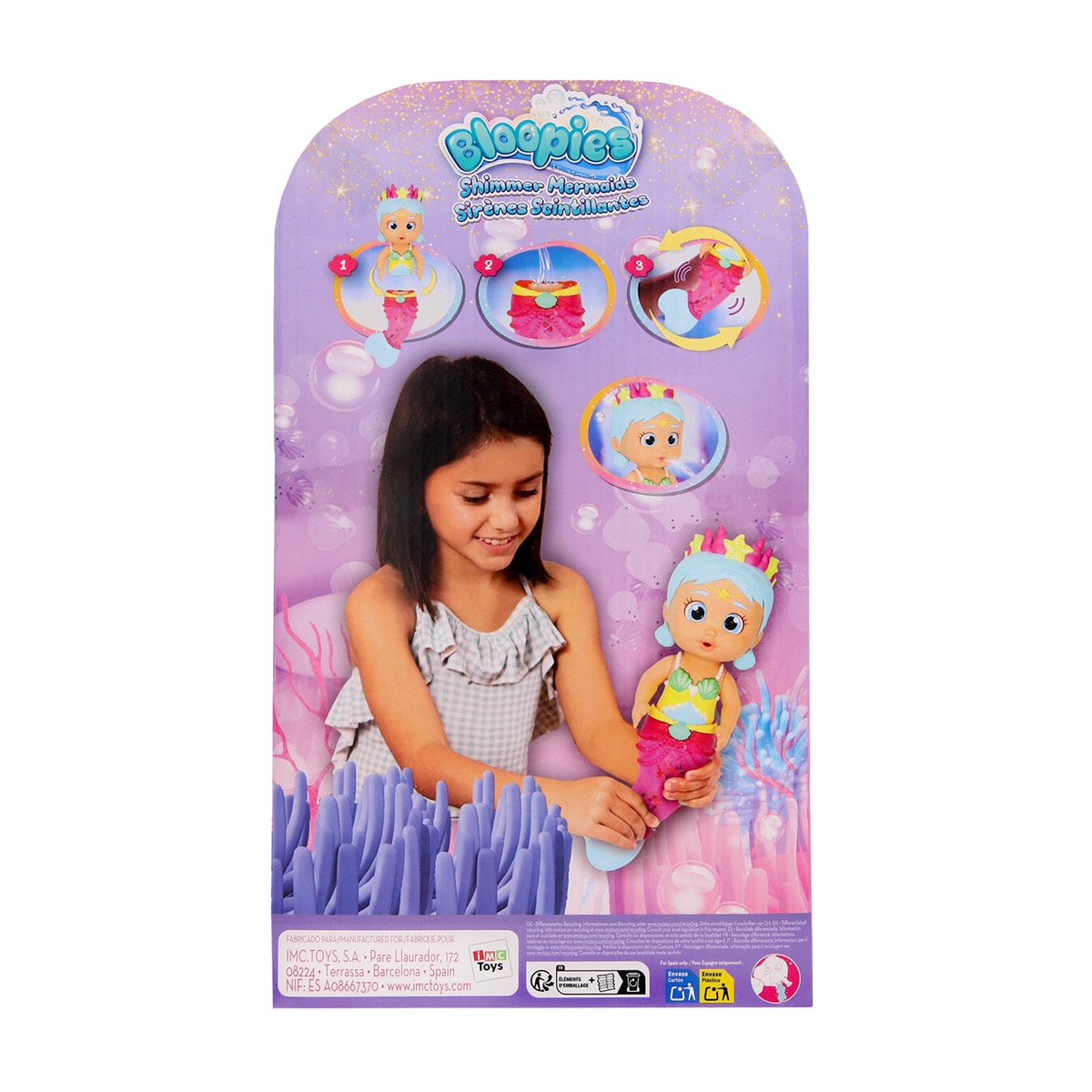 Muñeca Sirena Shimmer Mermaids Bloopies 9