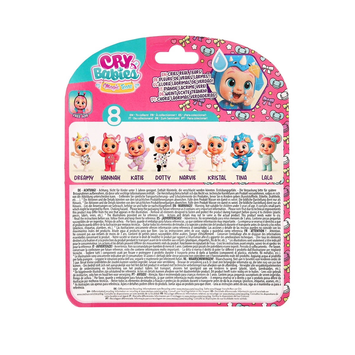 Muñeca Blister Charmz Bebes Llorones Lágrimas Mágicas 8