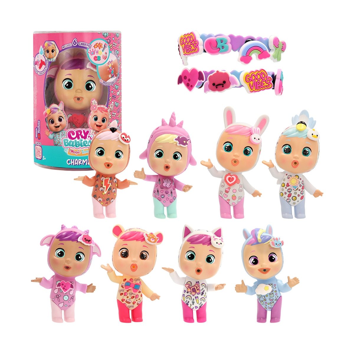 Imagen 0 de Muñecas Charmz Bebes Llorones Lágrimas Mágicas modelos surtidos