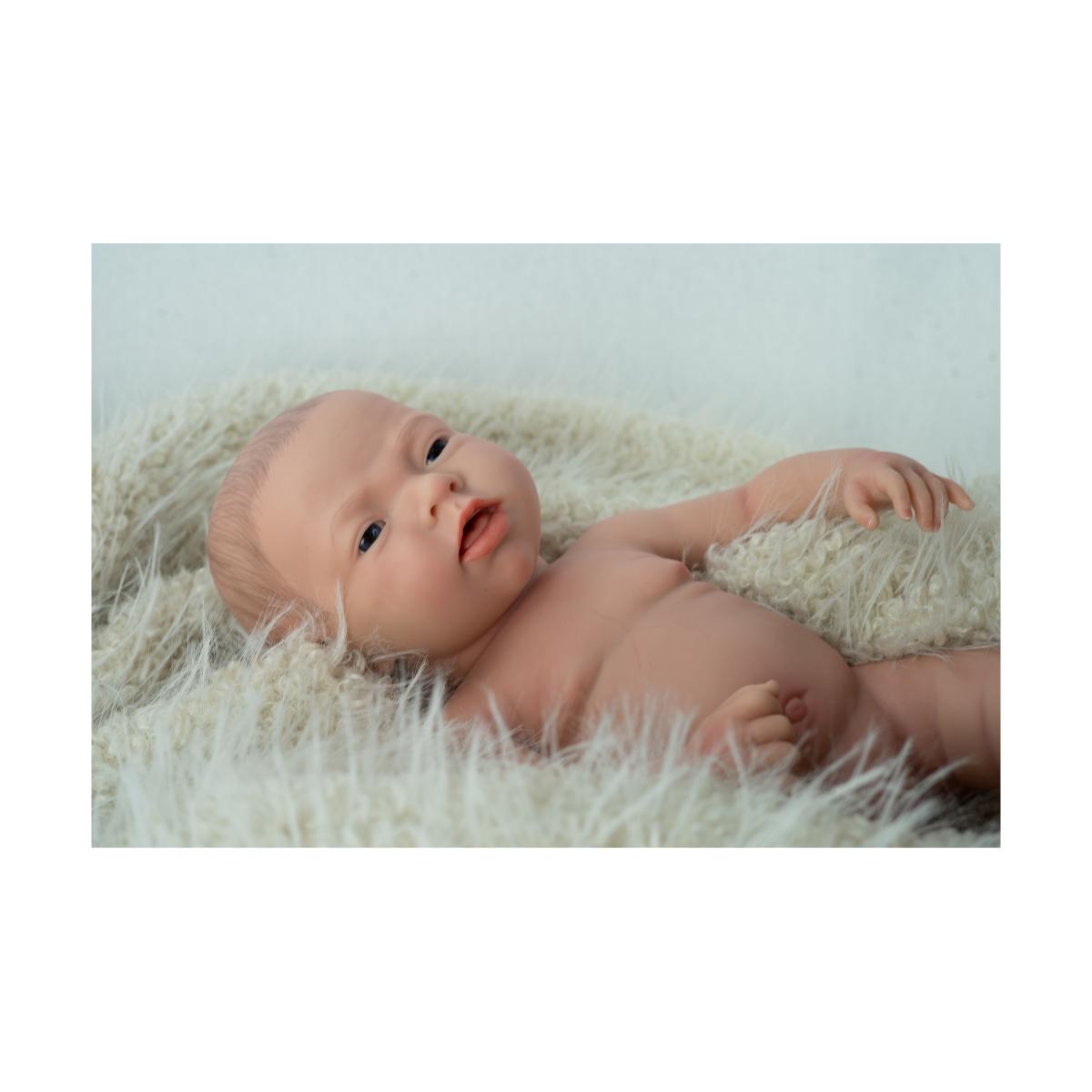 Muñeca Real Reborn Aitana 40 cm con cambiador y pañuelo babero Spanish Design (Cuerpo Silicona Sexo Niña) Arias 5